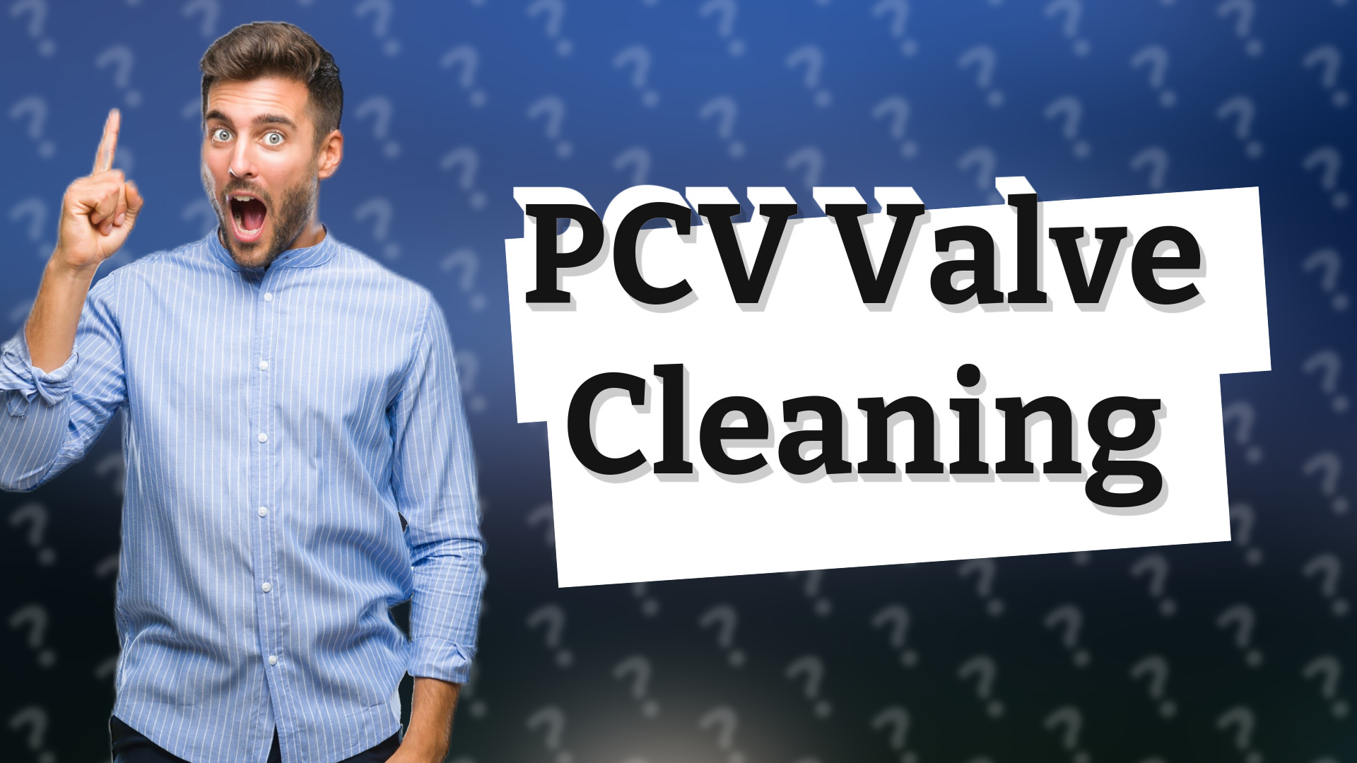 PCV Valve Cleaning
