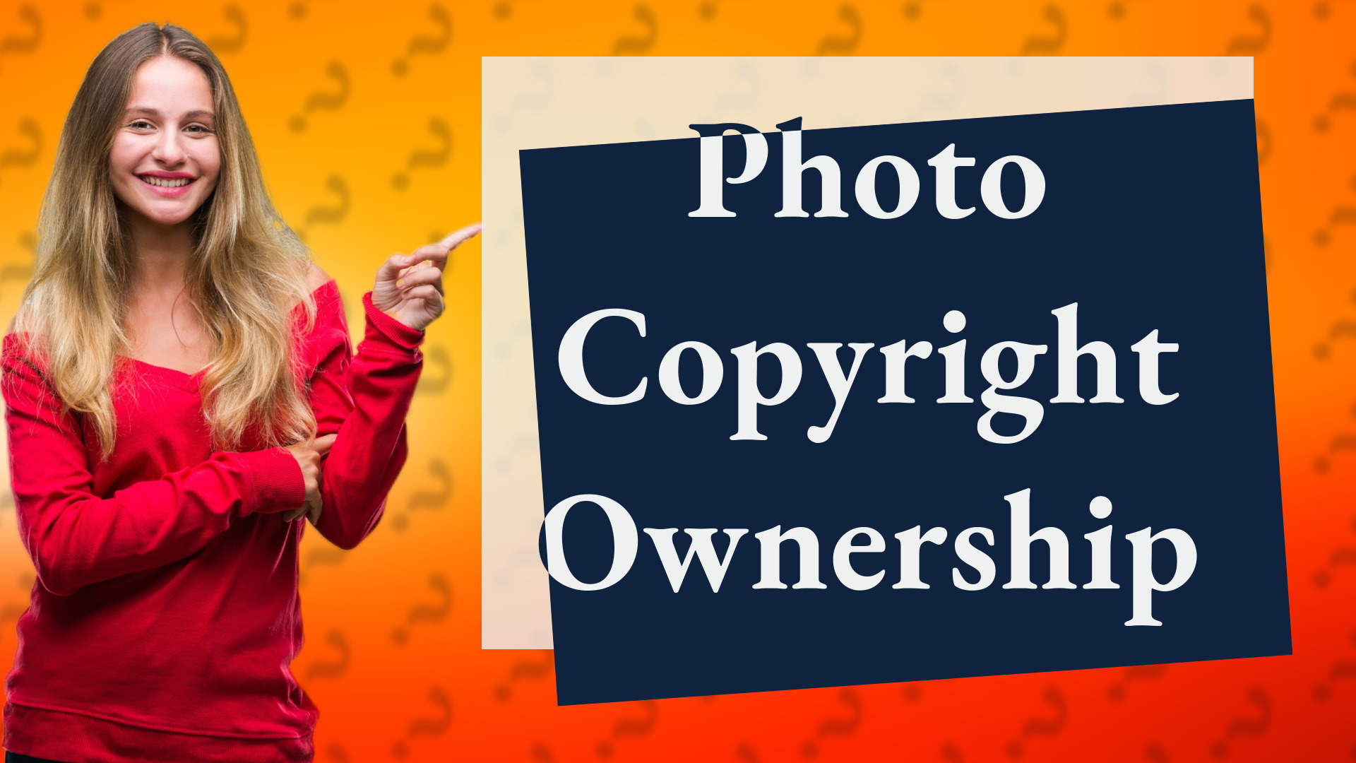 Photo Copyright Ownership