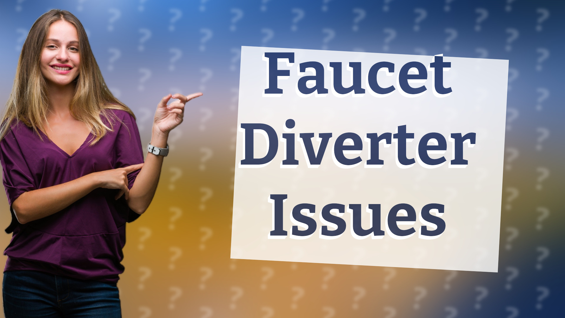 Faucet Diverter Issues