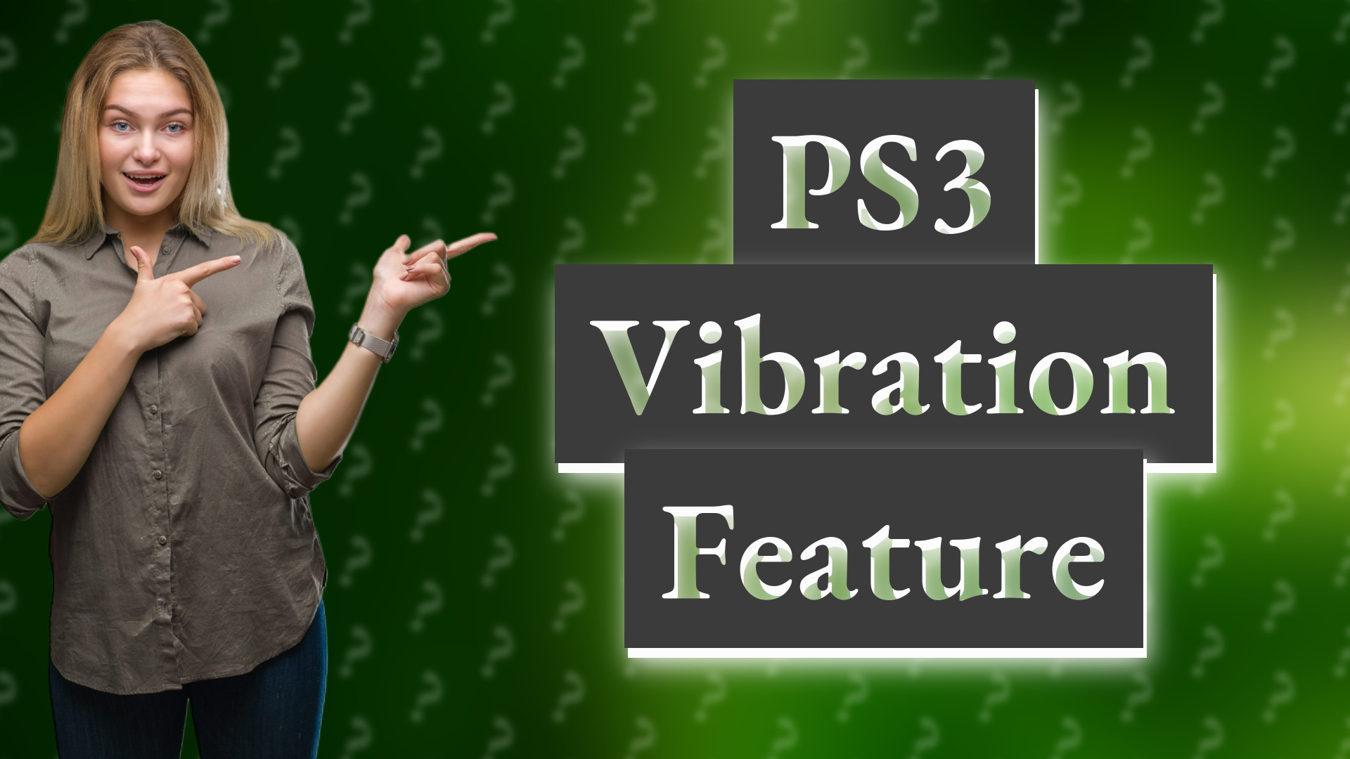 PS3 Vibration Feature