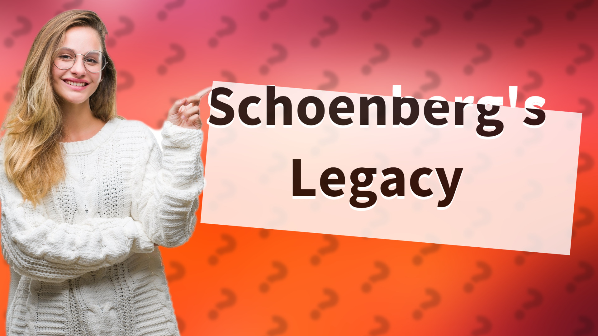 Schoenberg's Legacy