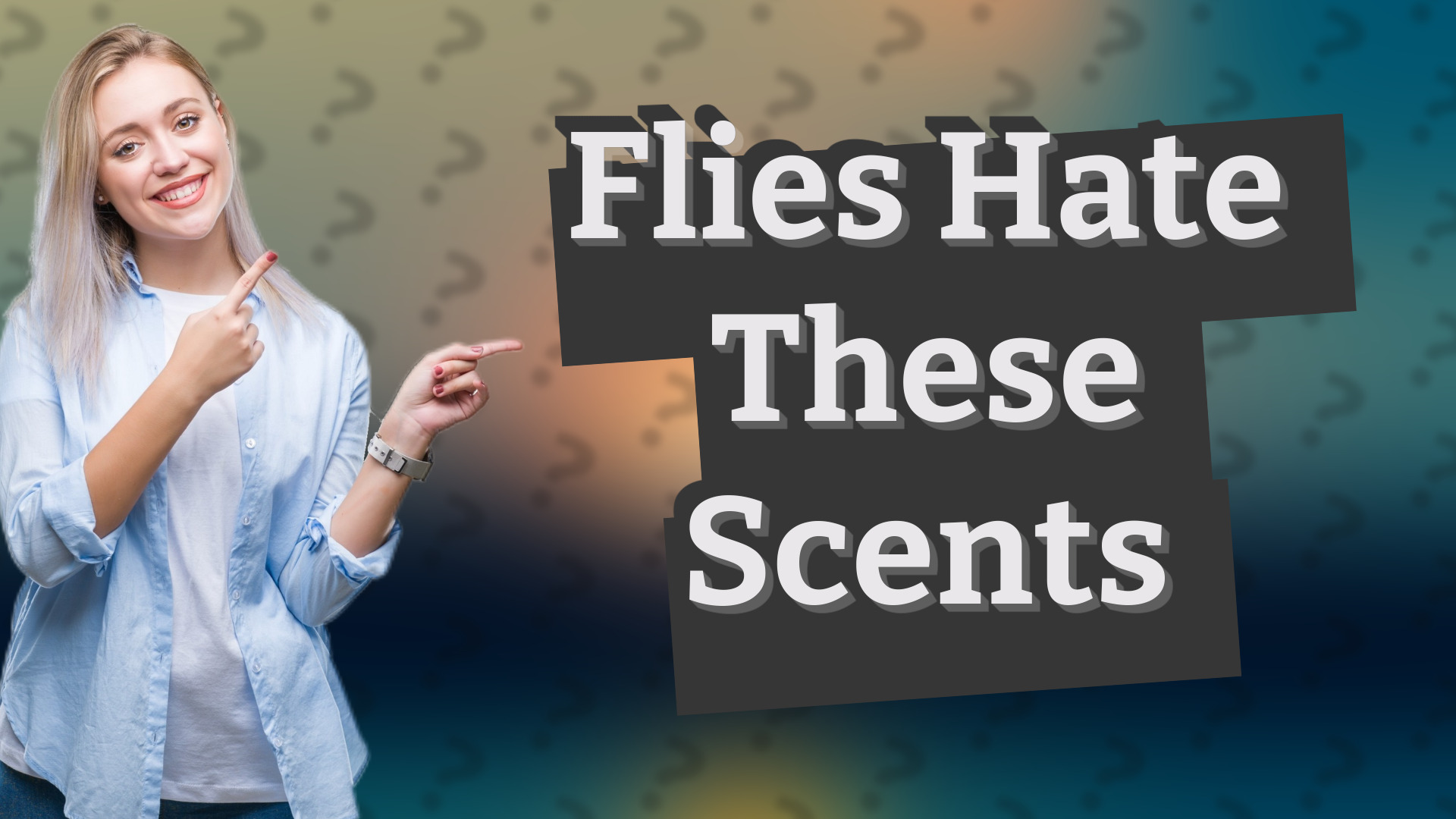 Flies Hate These Scents