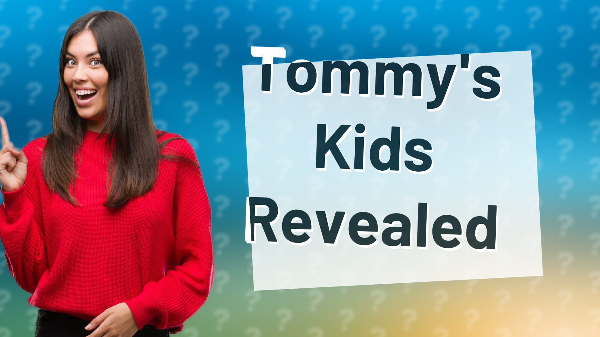 Tommy's Kids Revealed