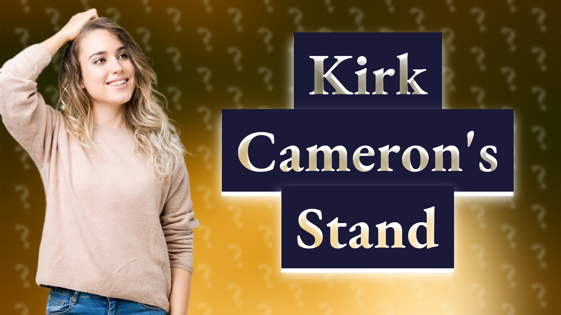 Kirk Cameron's Stand