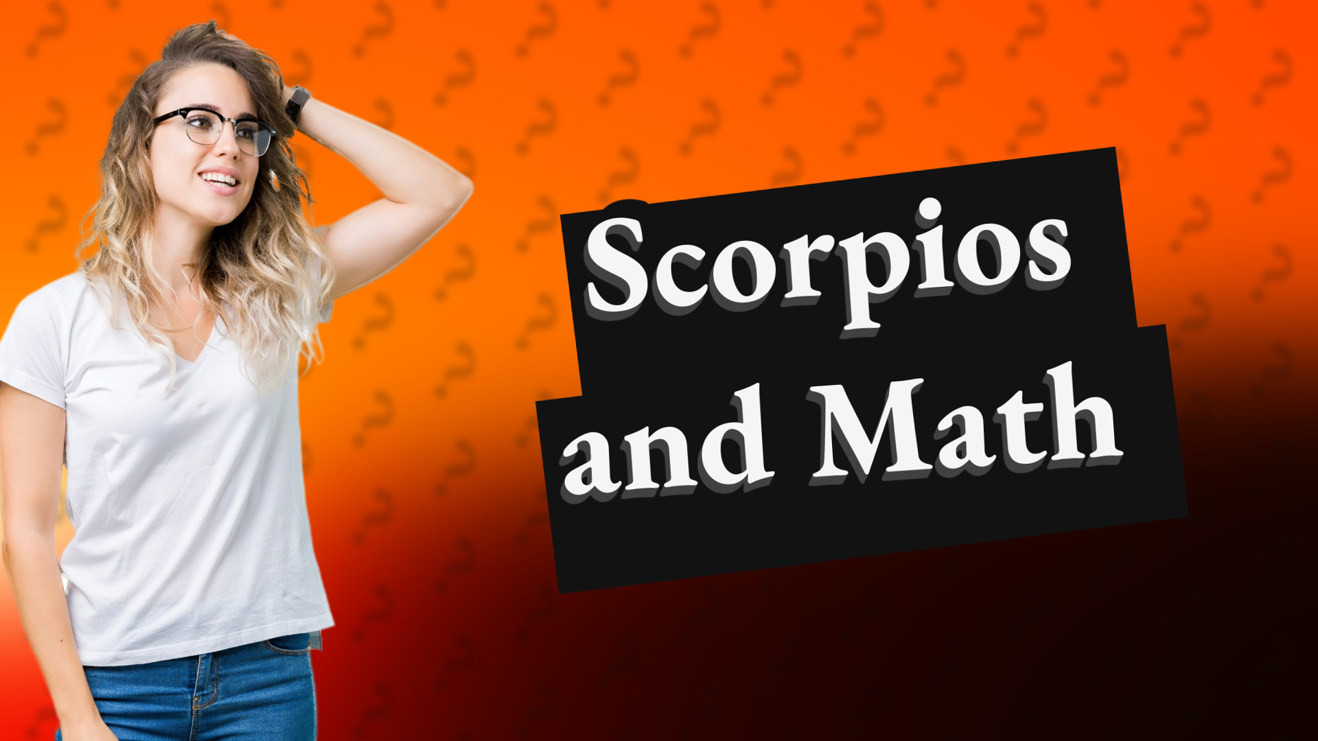 Scorpios and Math
