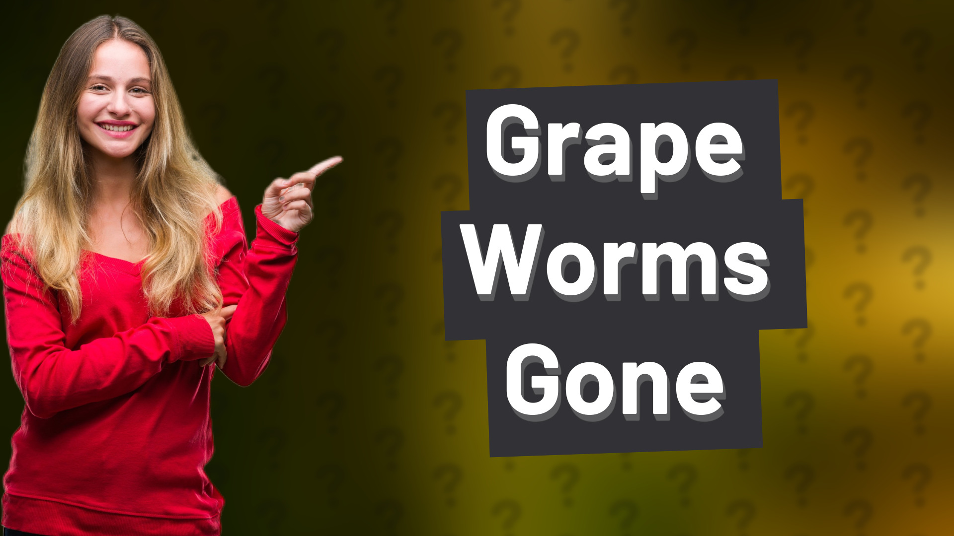 Grape Worms Gone