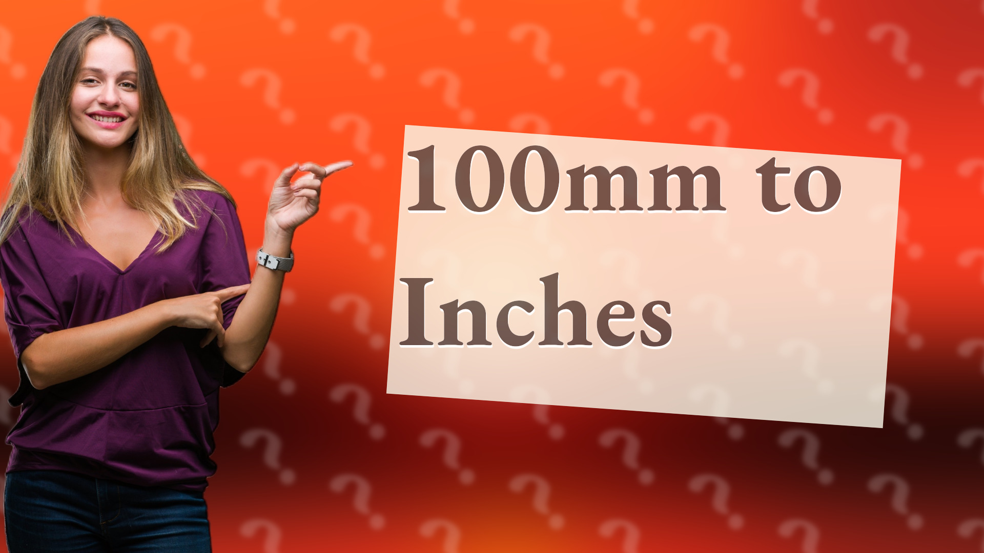 100mm to Inches