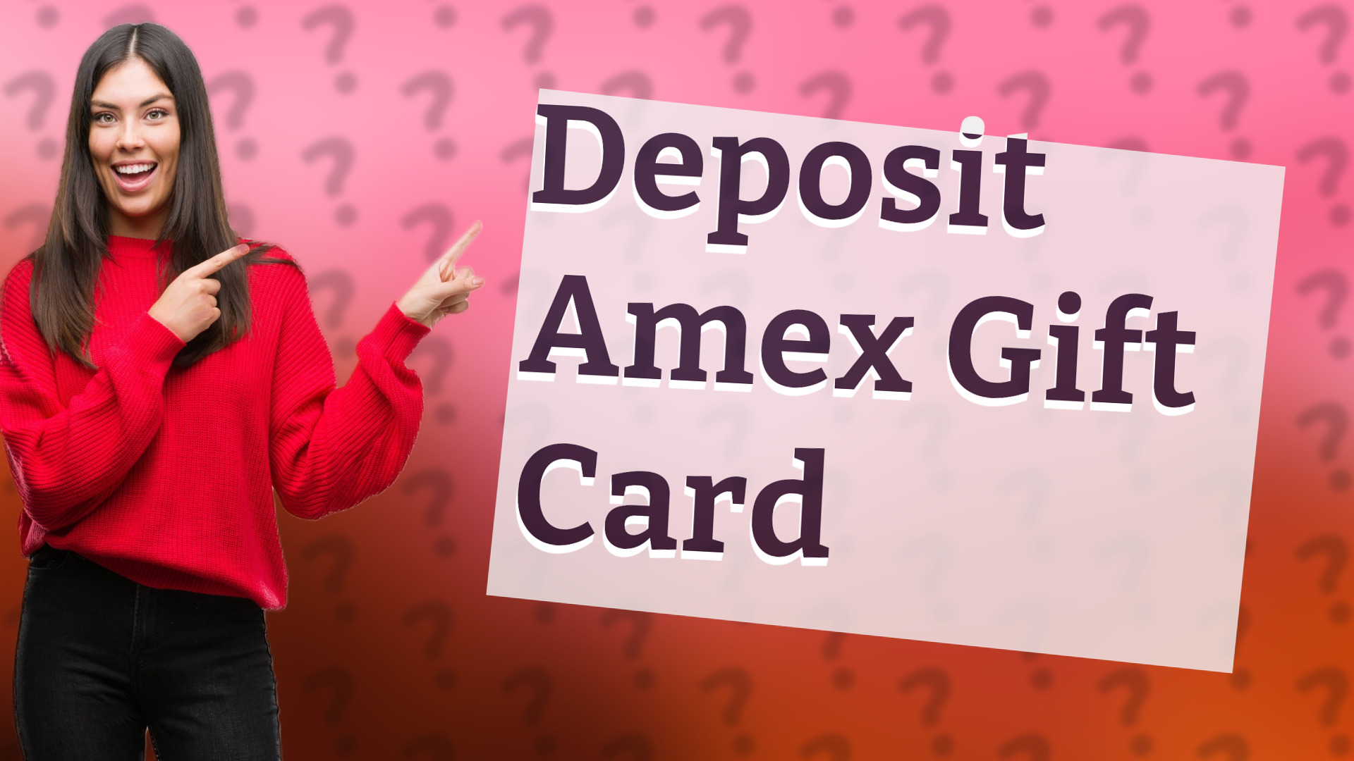 Deposit Amex Gift Card