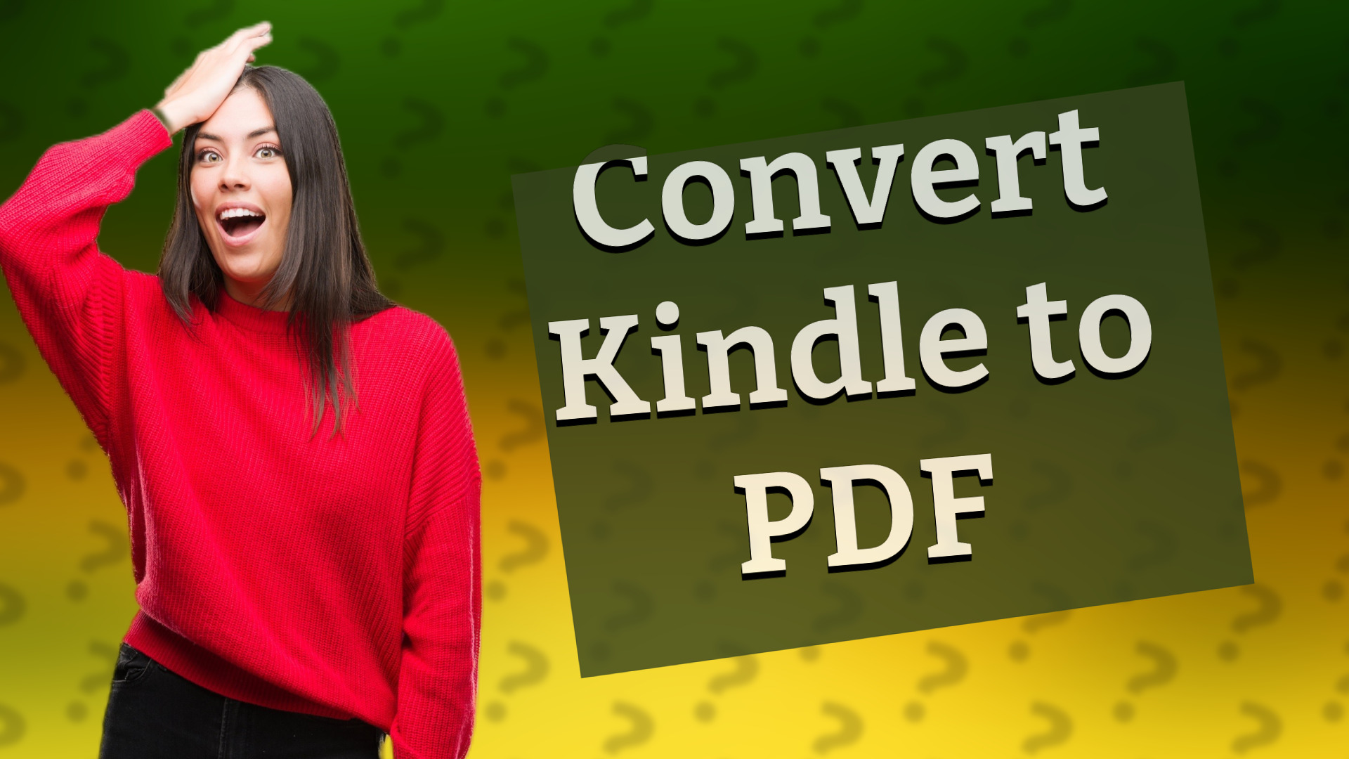 Convert Kindle to PDF