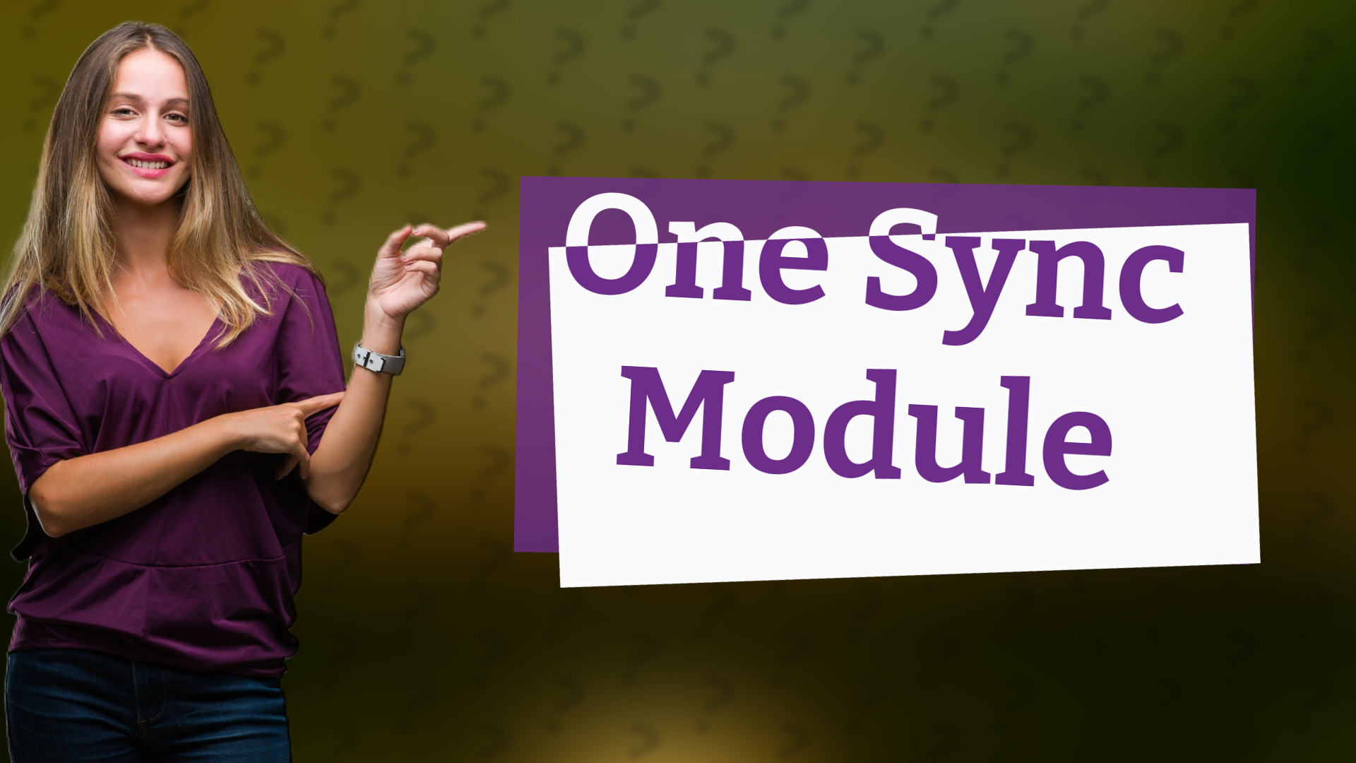 One Sync Module