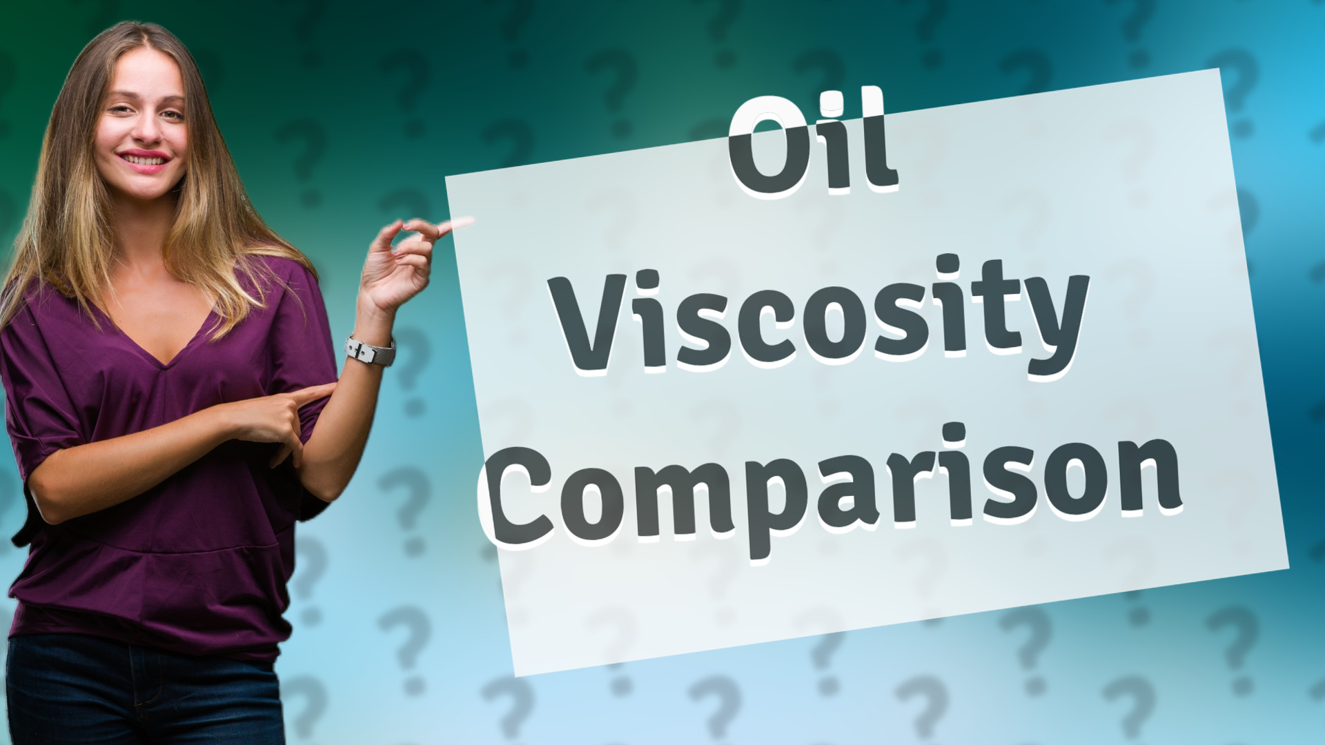 Oil Viscosity Comparison