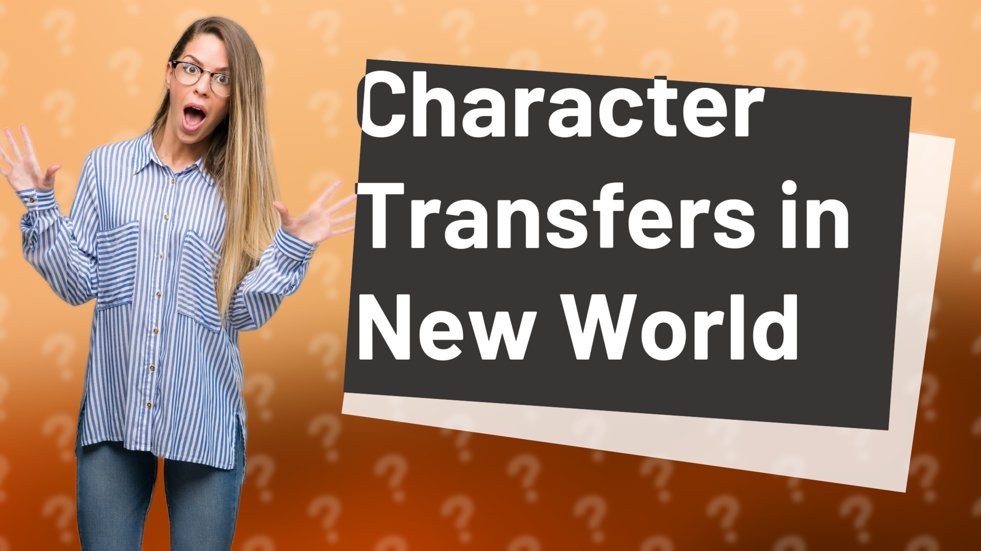 Character Transfers in New World