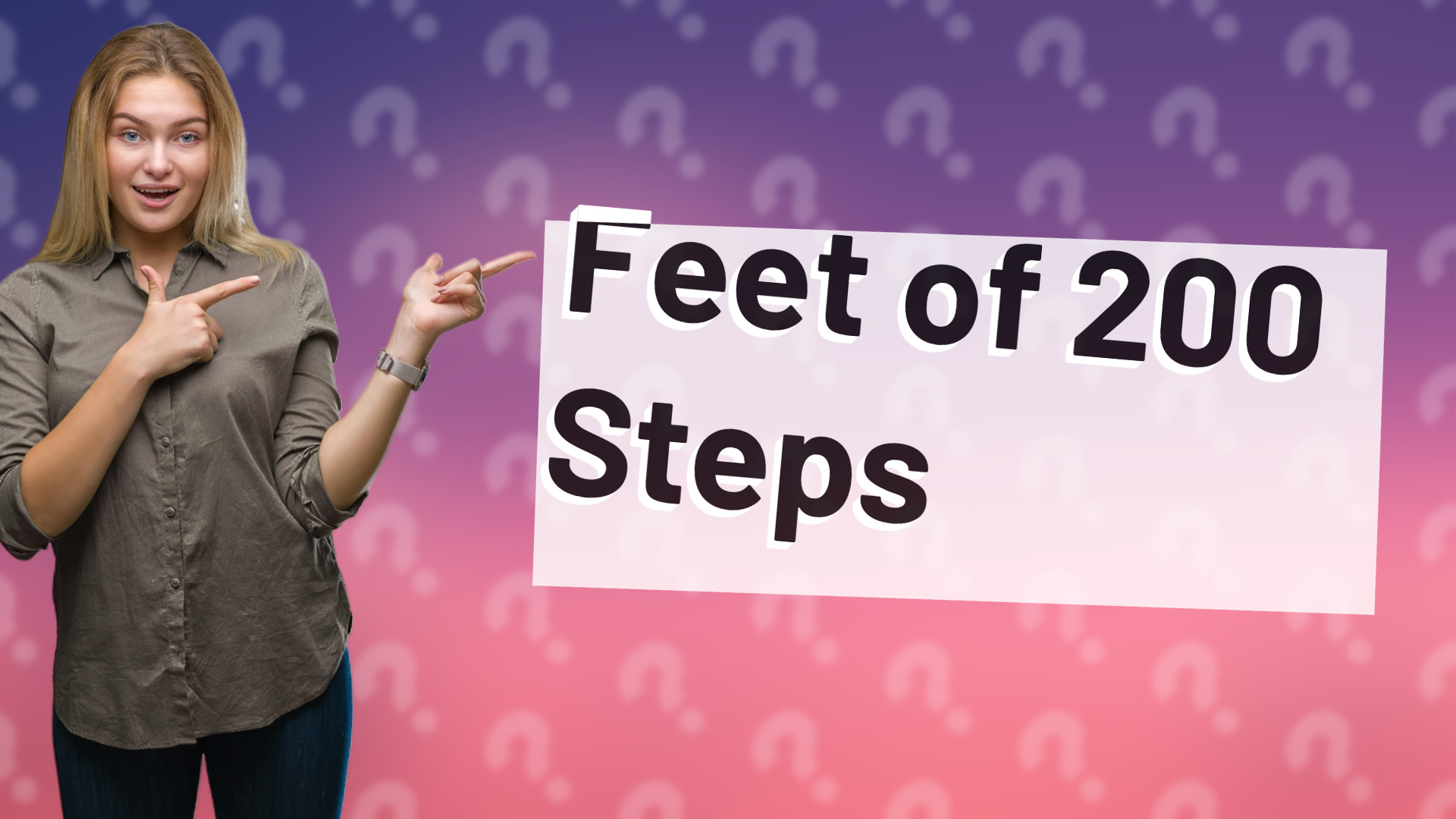 Feet of 200 Steps