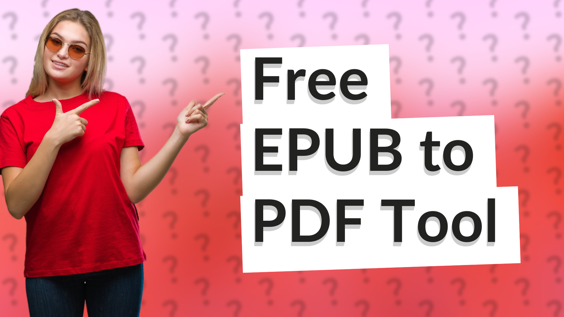 Free EPUB to PDF Tool