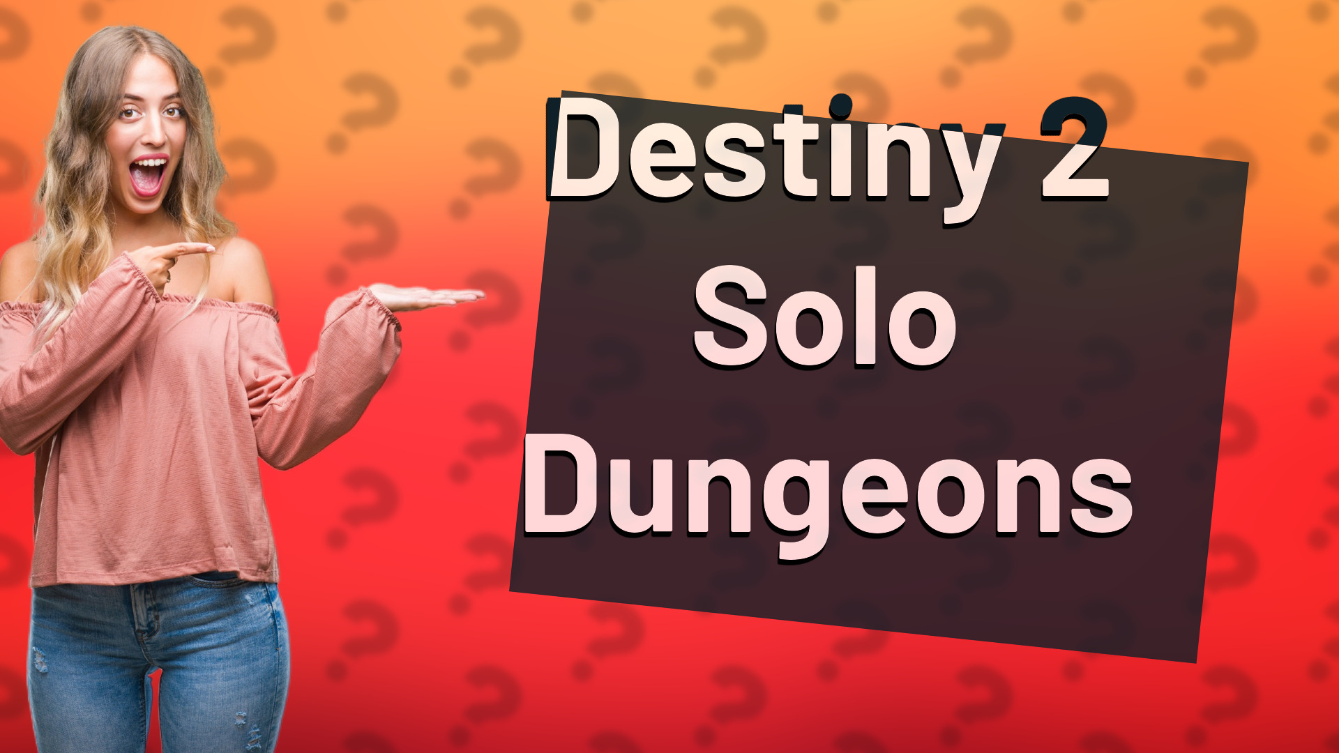 Destiny 2 Solo Dungeons