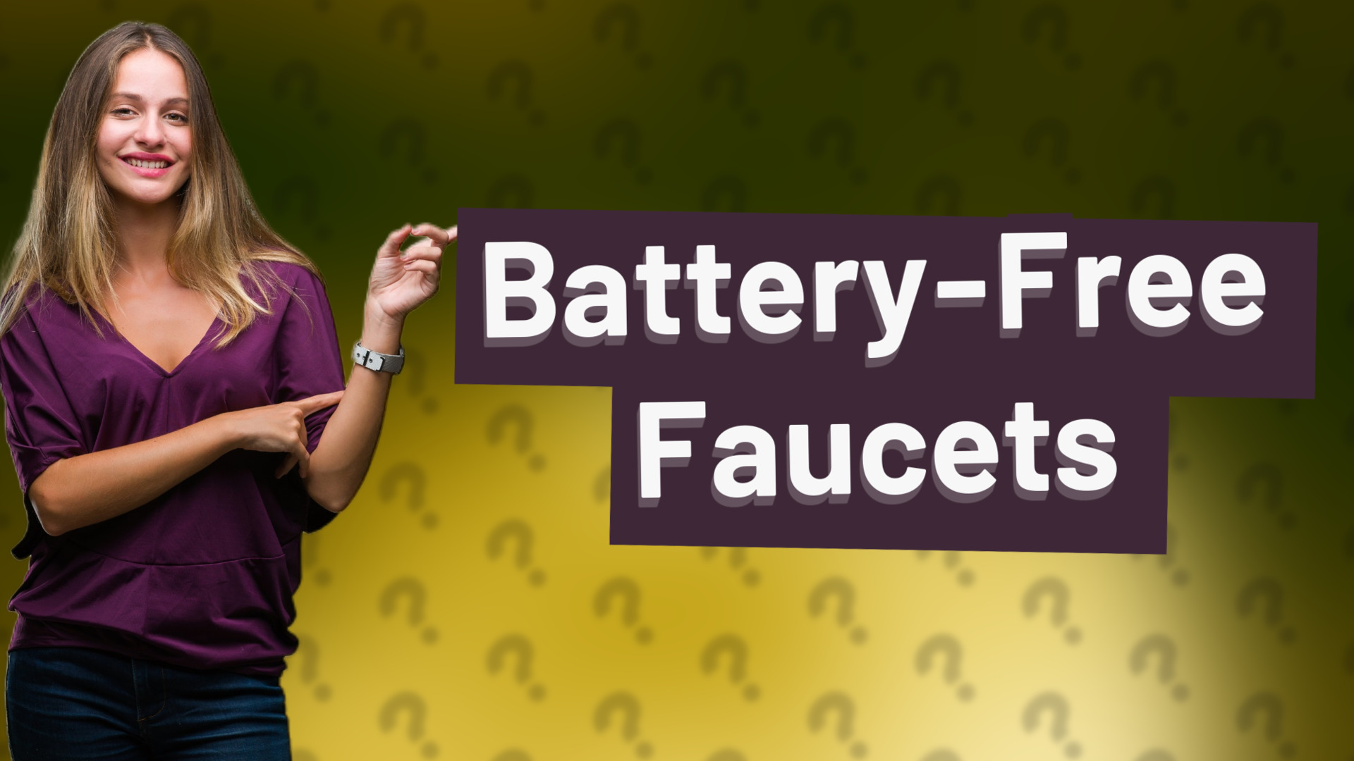 Battery-Free Faucets