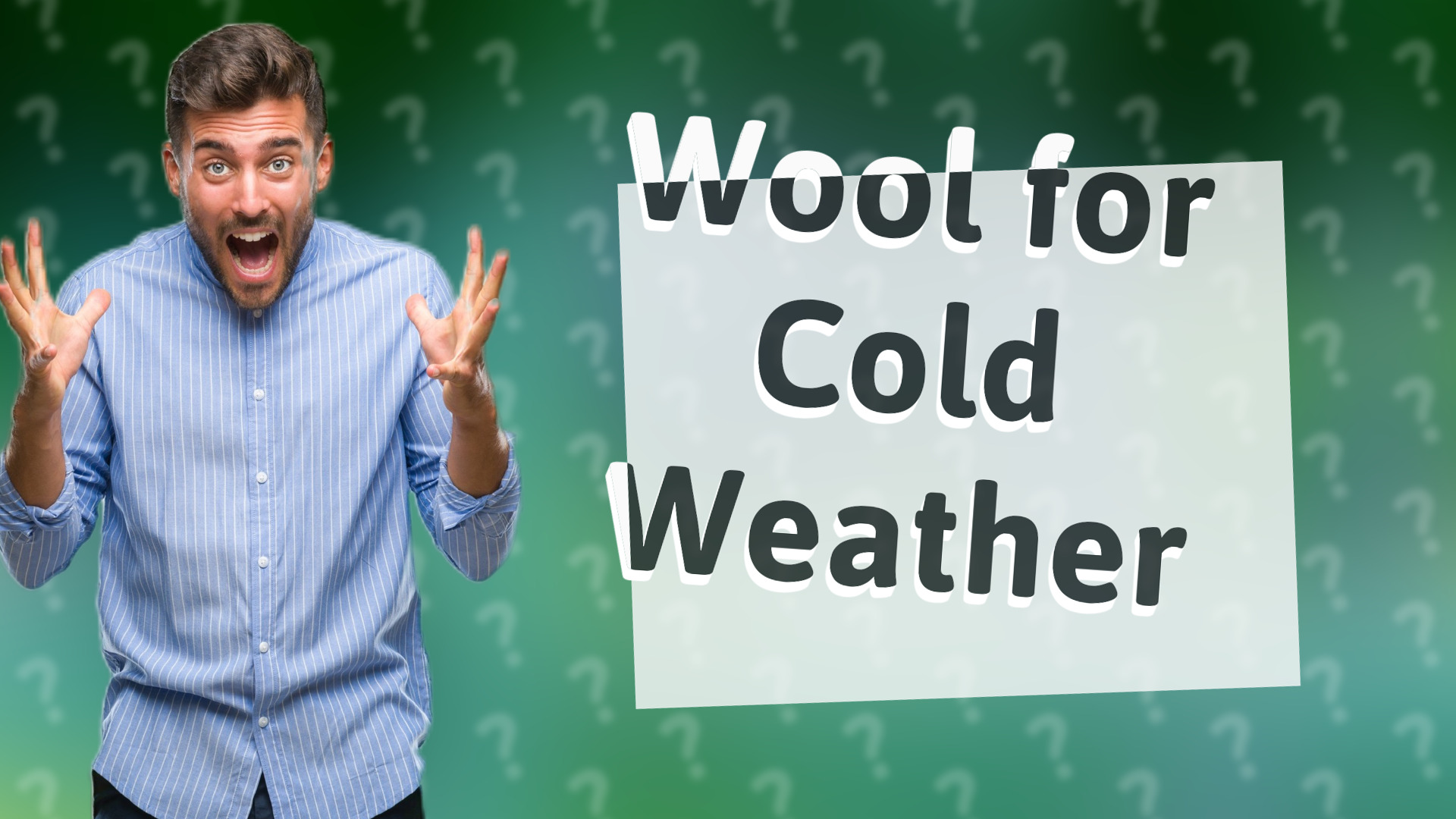 Wool for Cold Weather