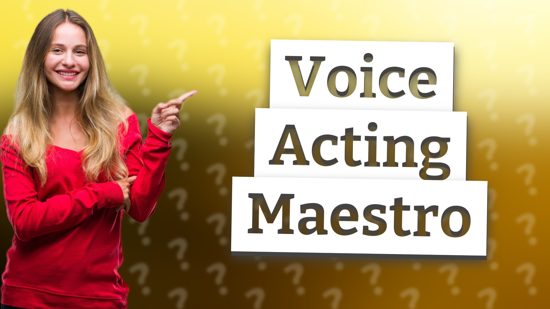 Voice Acting Maestro