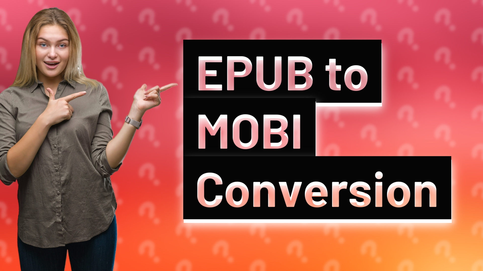 EPUB to MOBI Conversion