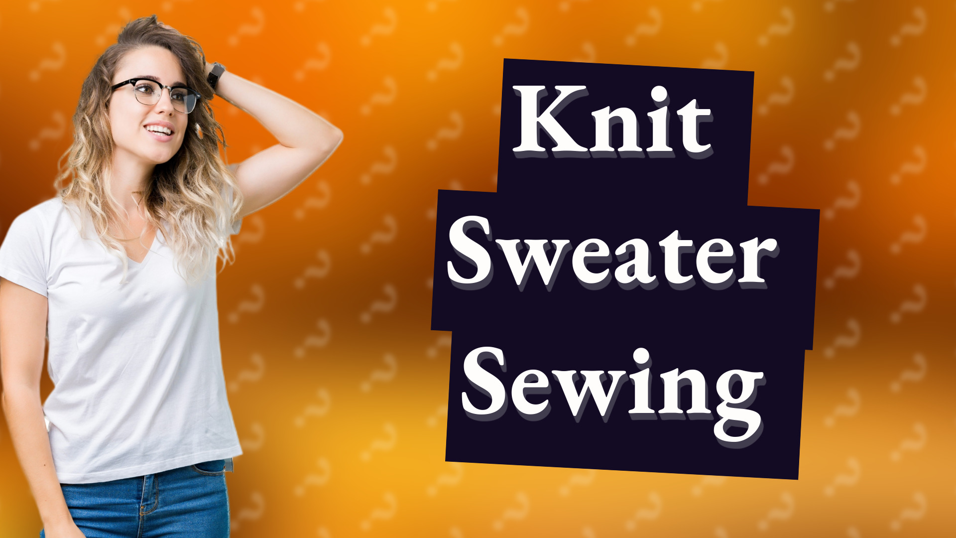 Knit Sweater Sewing