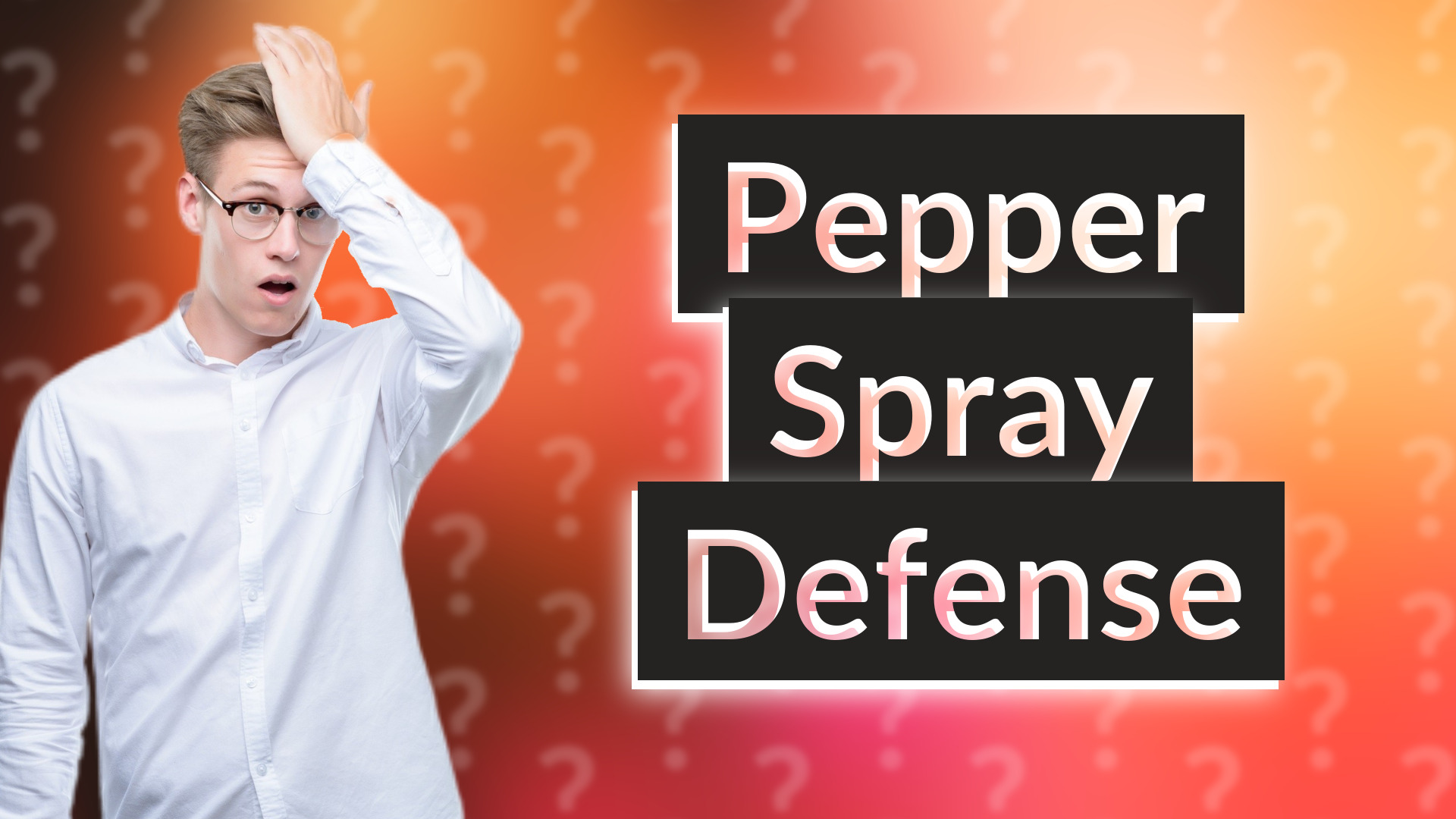 Pepper Spray Defense