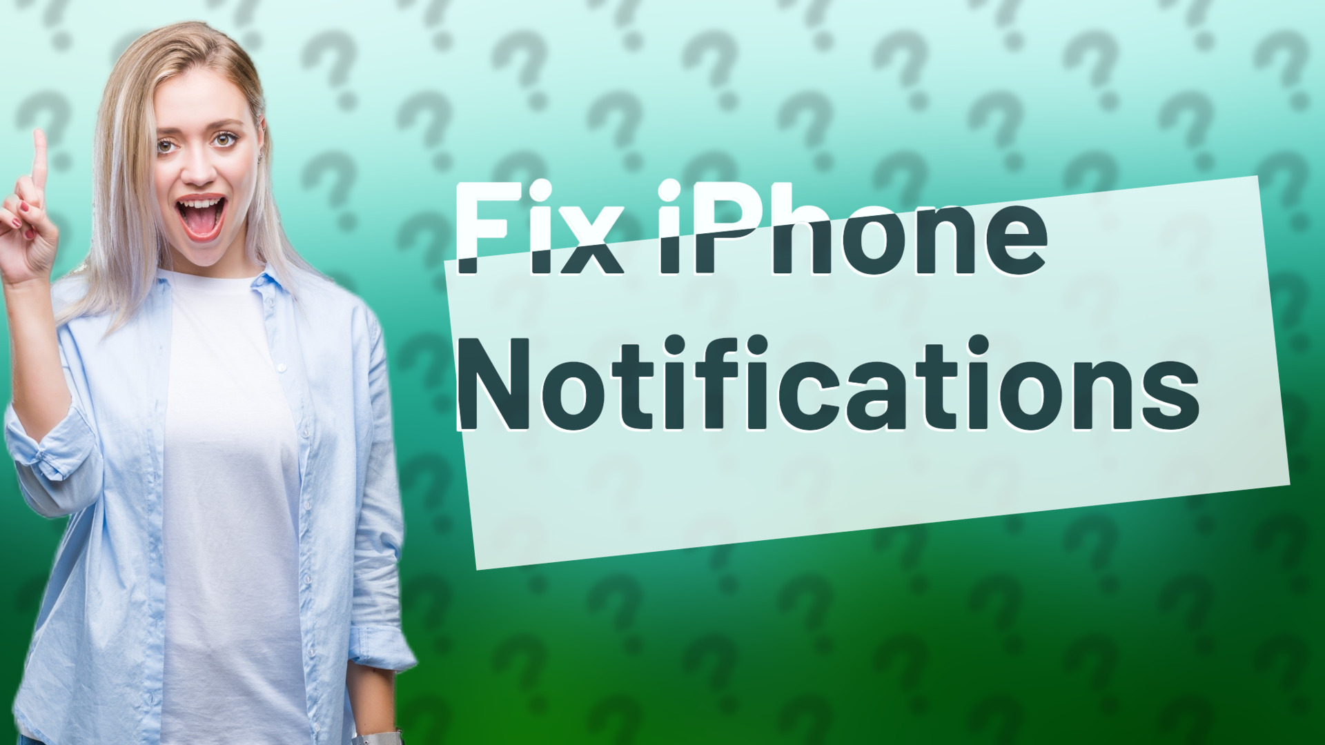 Fix iPhone Notifications