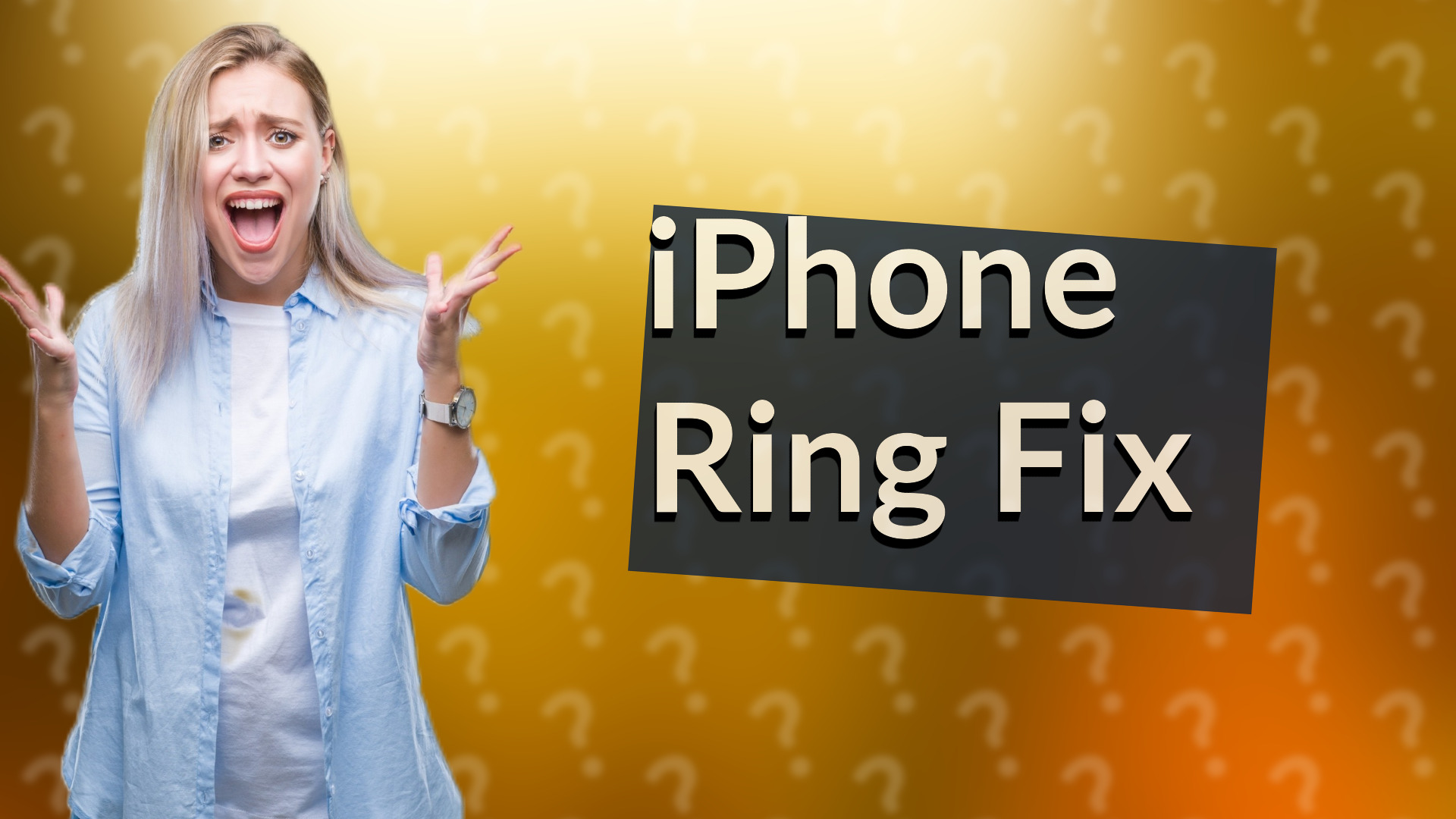 iPhone Ring Fix