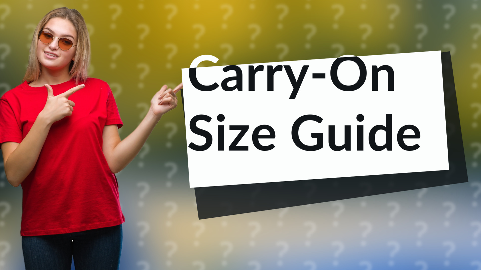 Carry-On Size Guide