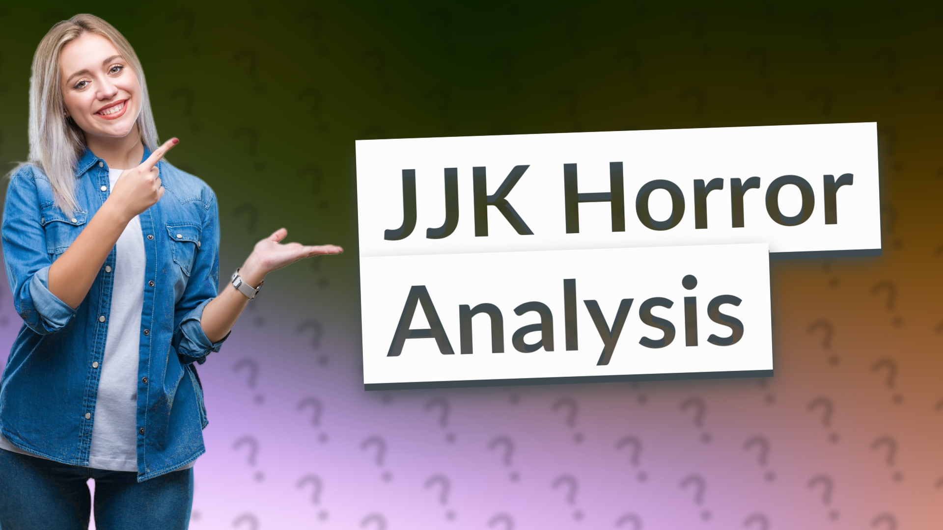 JJK Horror Analysis