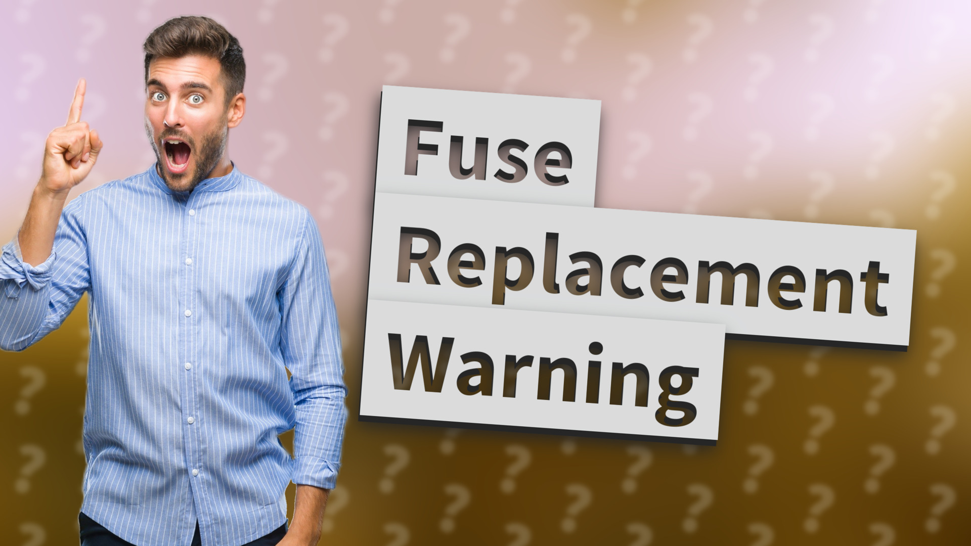 Fuse Replacement Warning