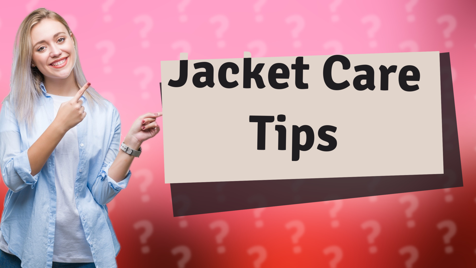 Jacket Care Tips