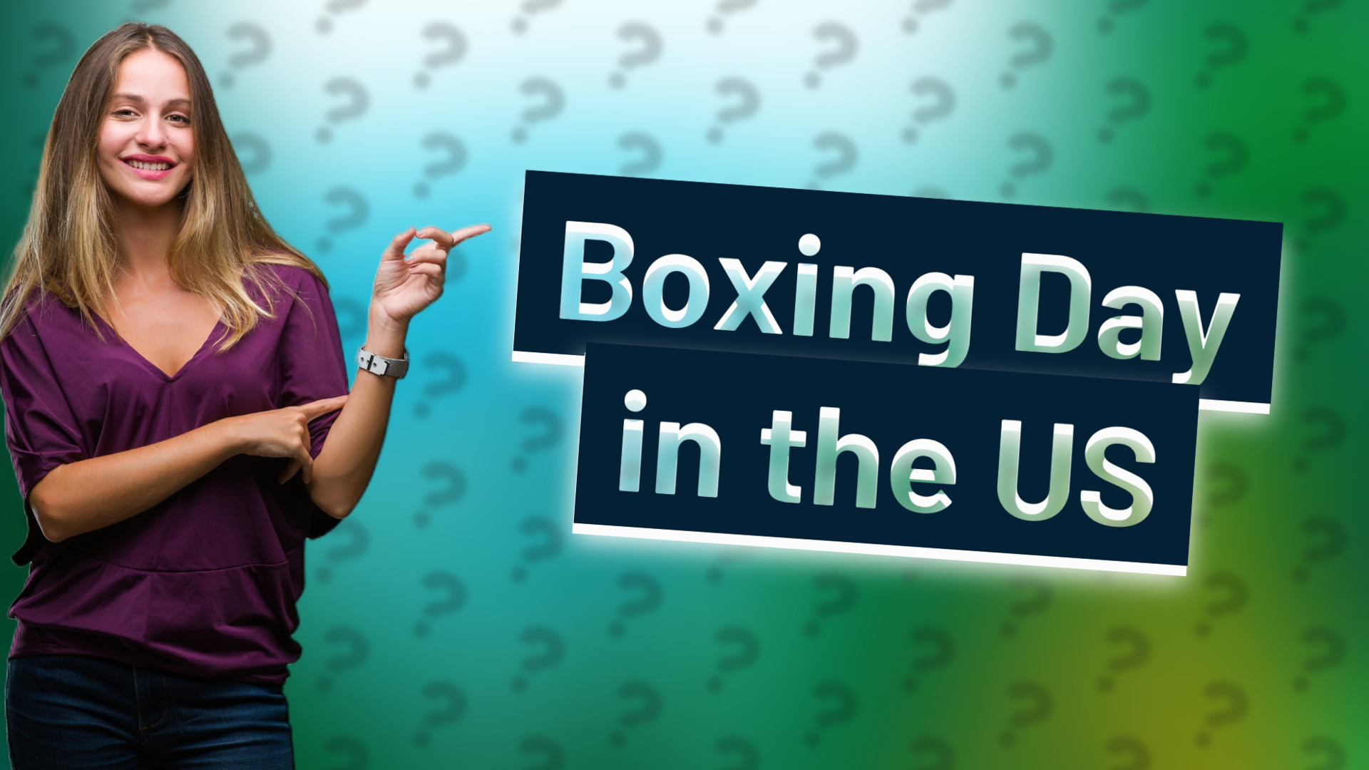 Boxing Day in the US