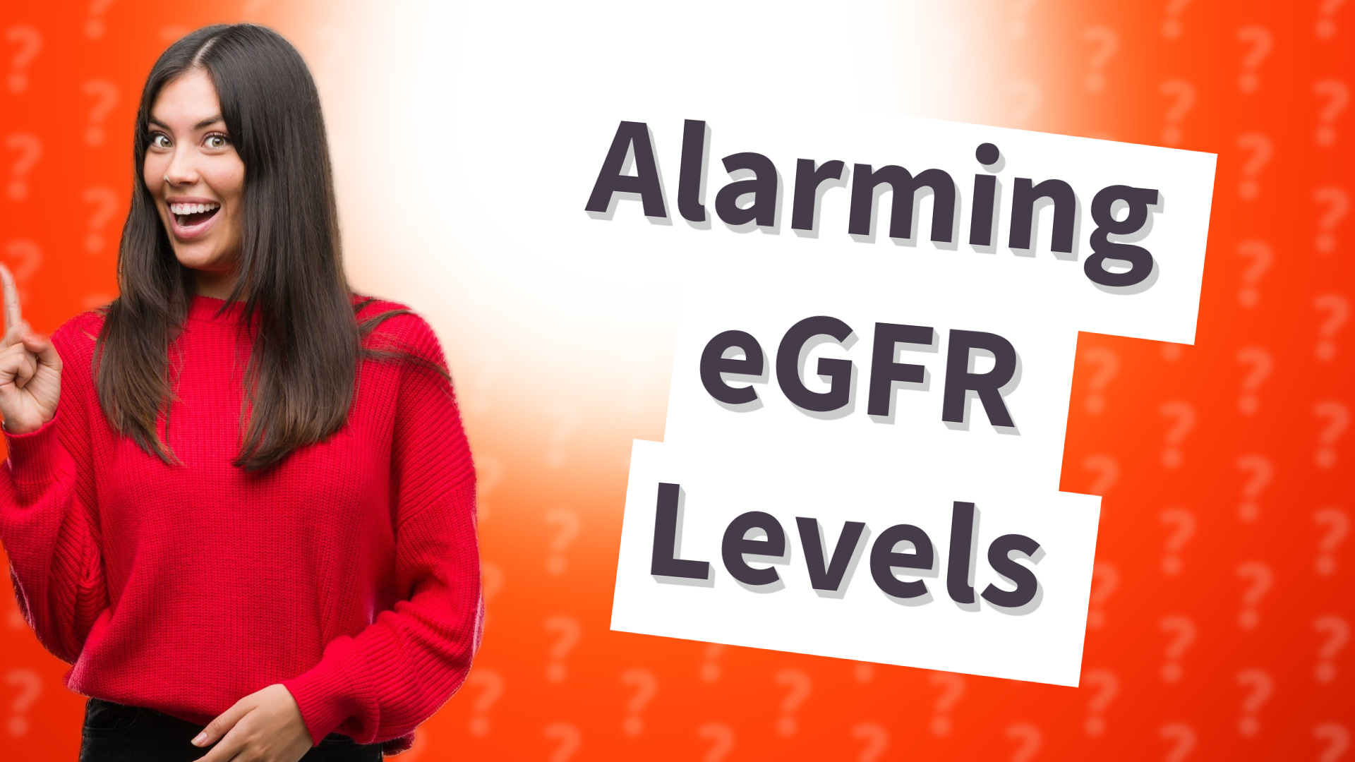Alarming eGFR Levels