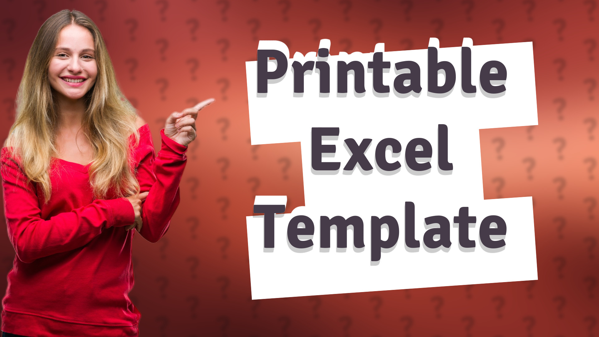 Printable Excel Template