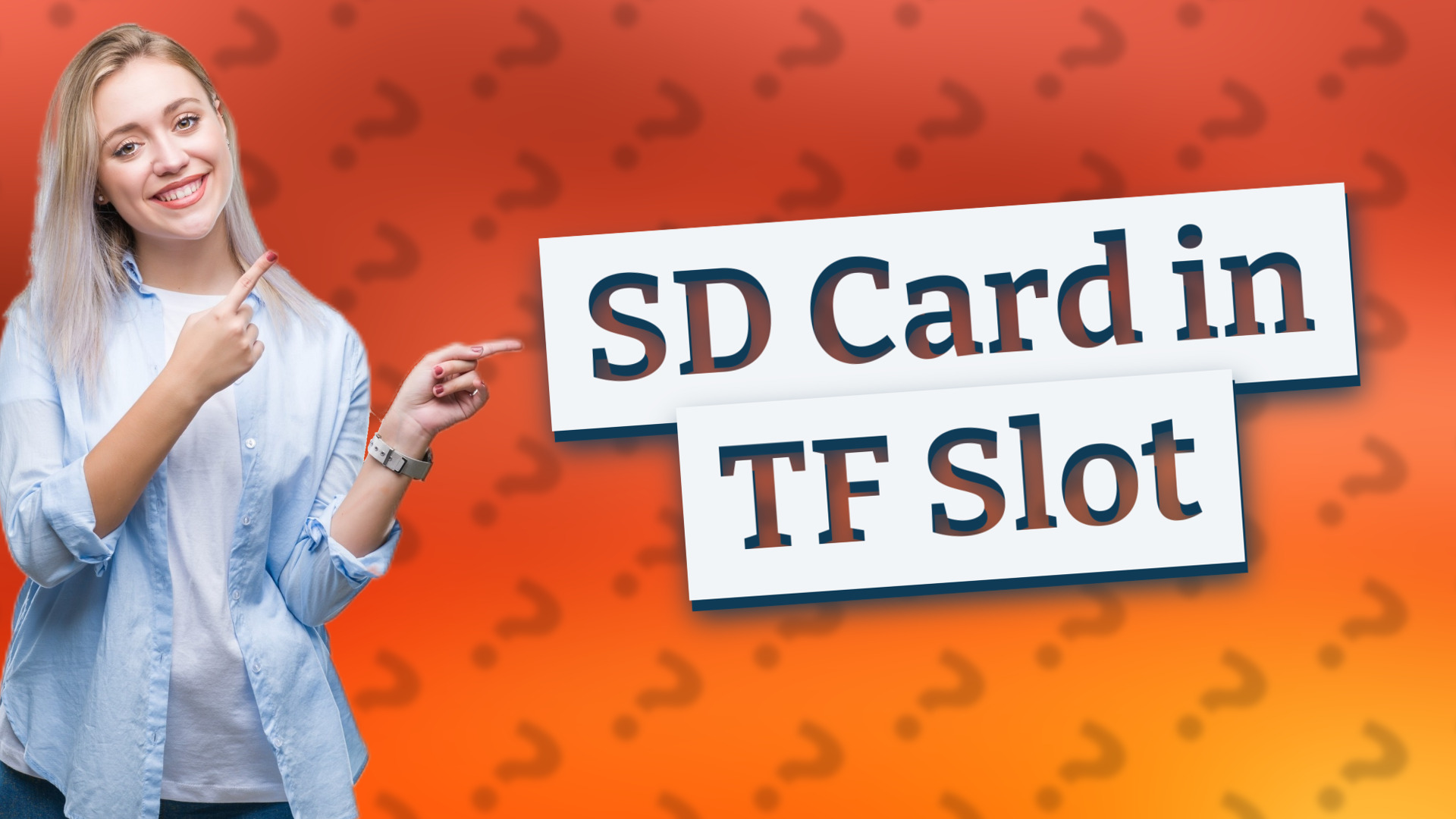 SD Card in TF Slot