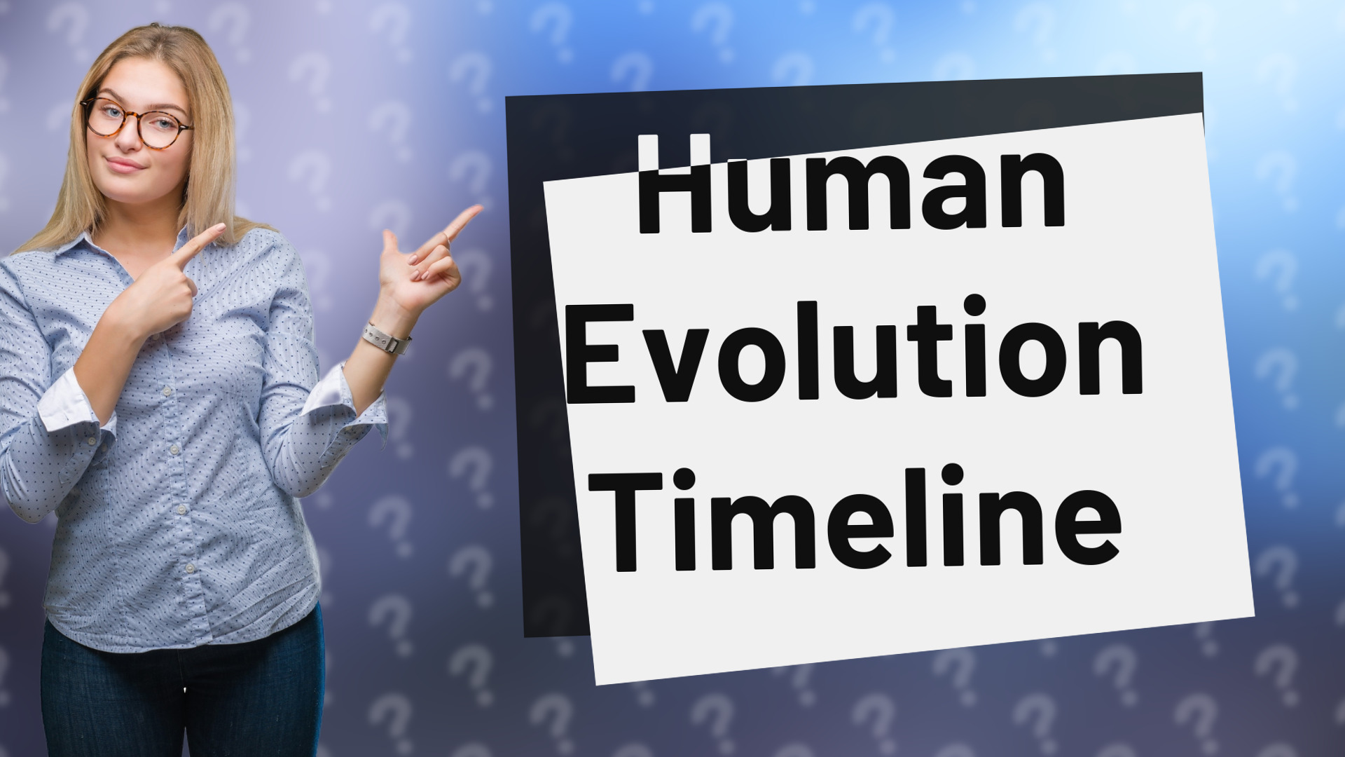 Human Evolution Timeline