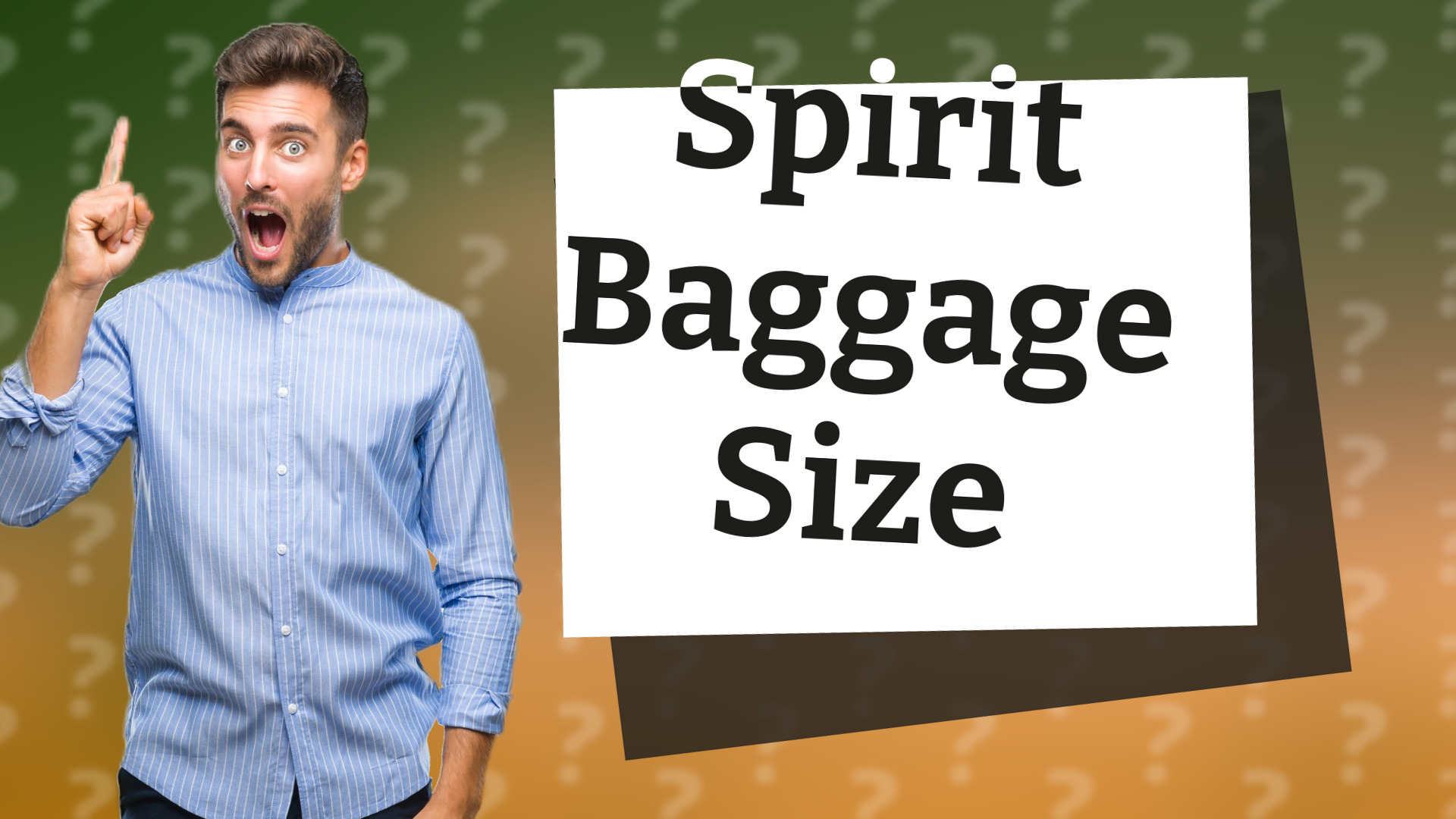 Spirit Baggage Size