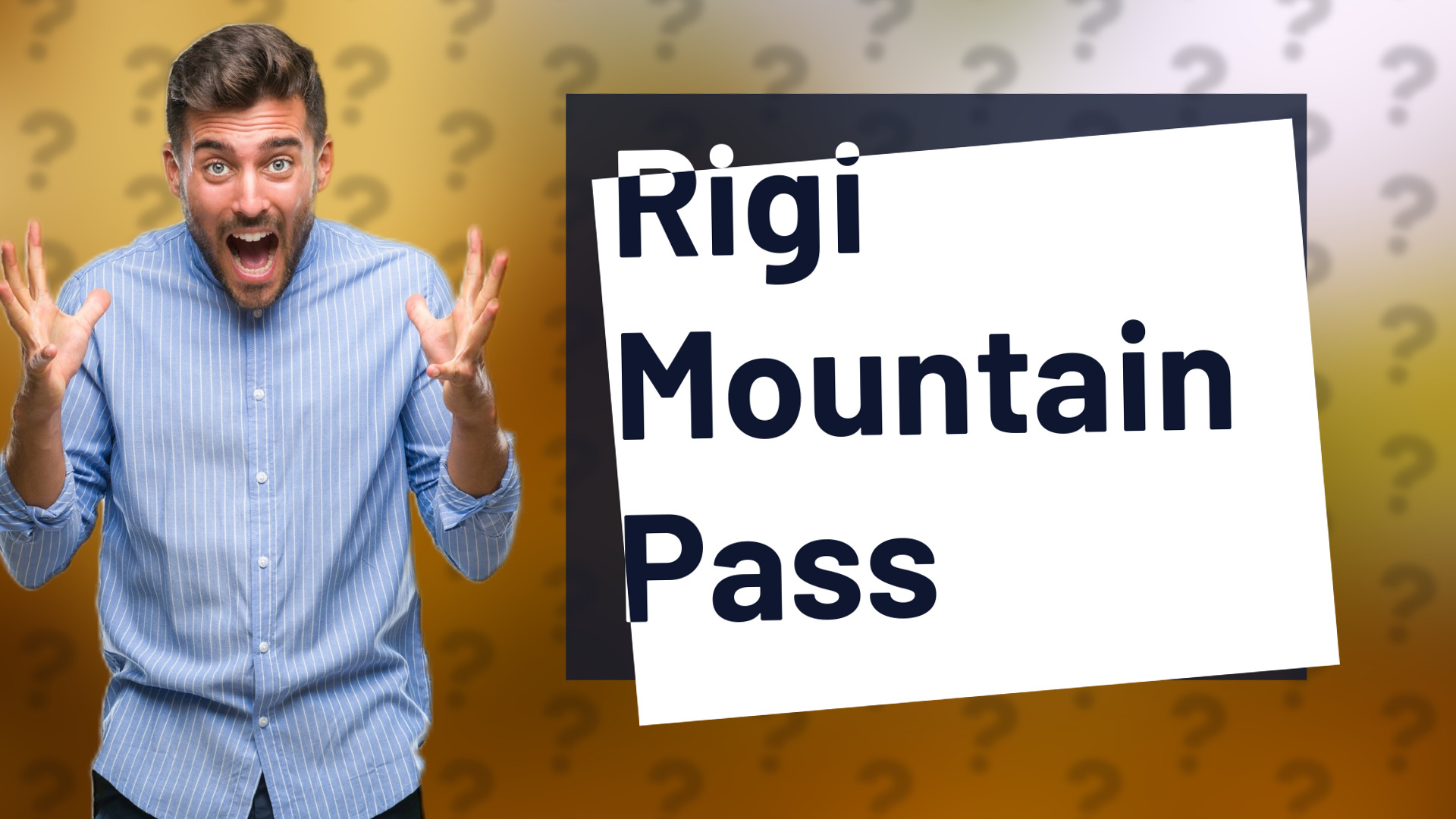 Rigi Mountain Pass