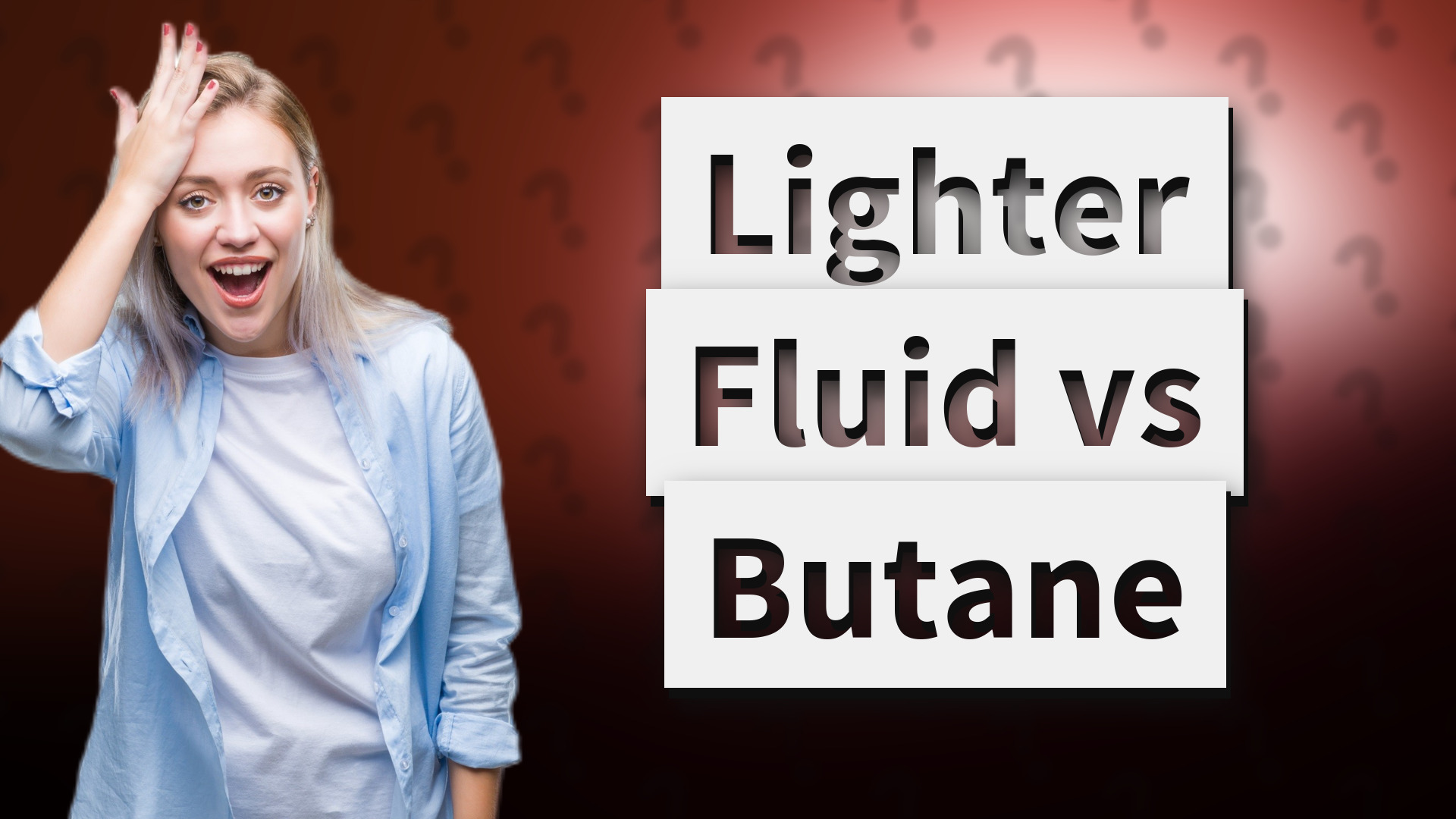 Lighter Fluid vs Butane