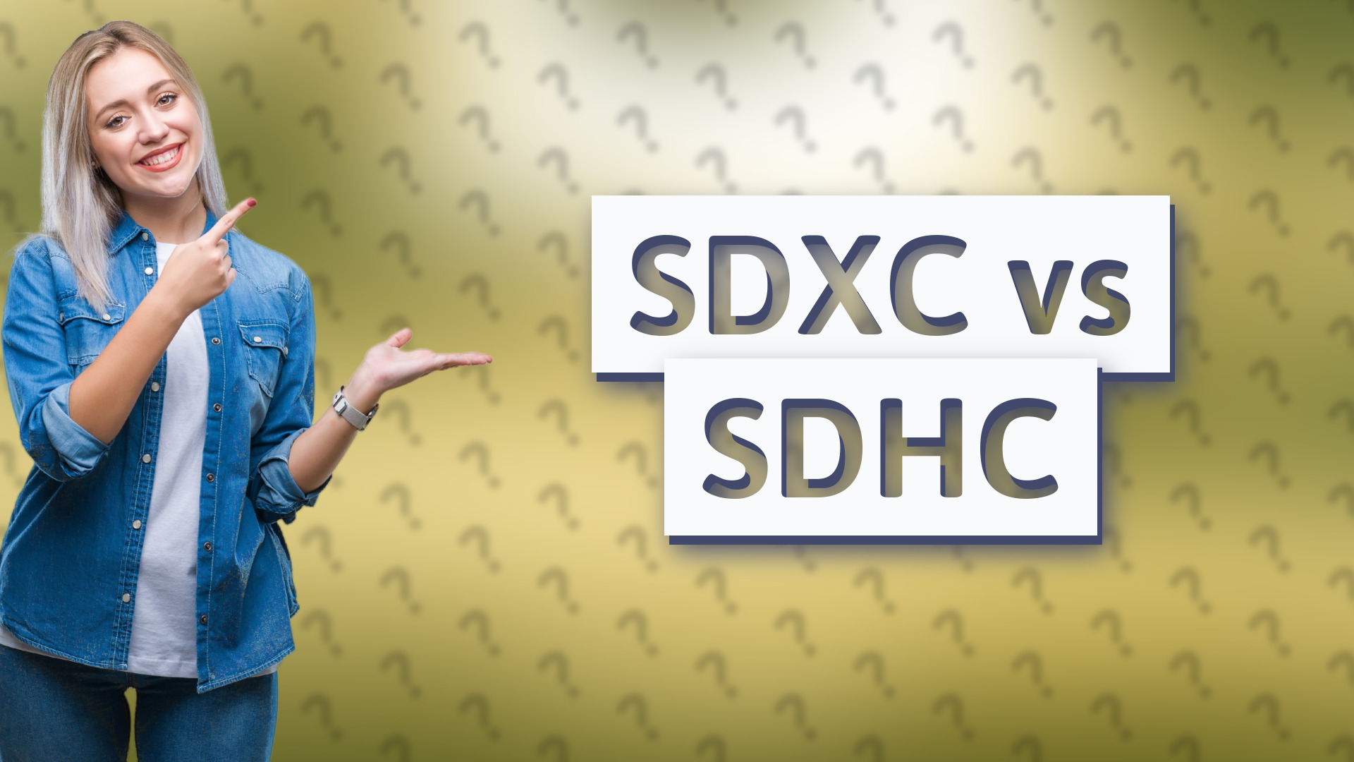 SDXC vs SDHC