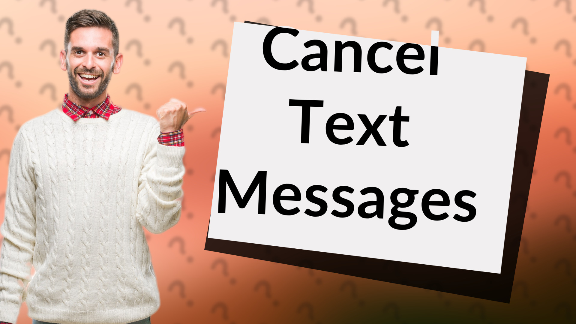 Cancel Text Messages