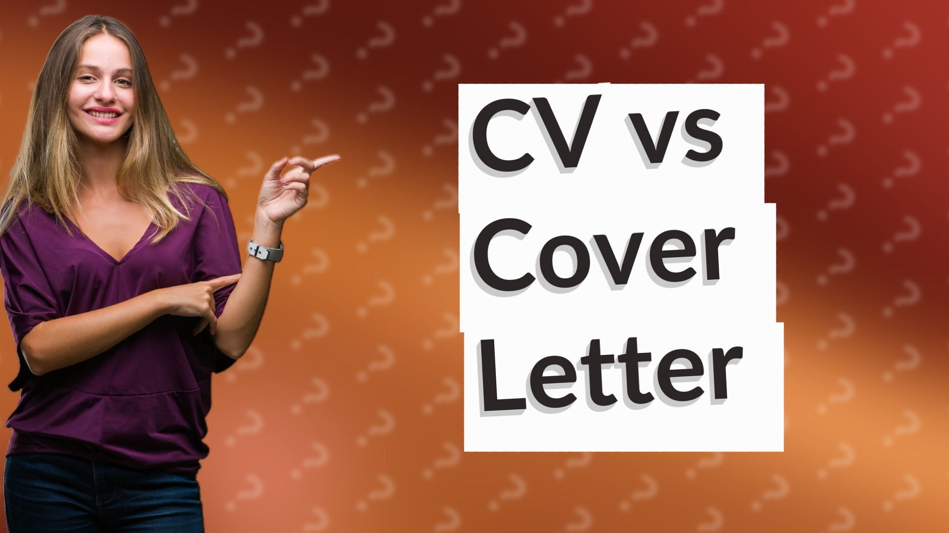 CV vs Cover Letter