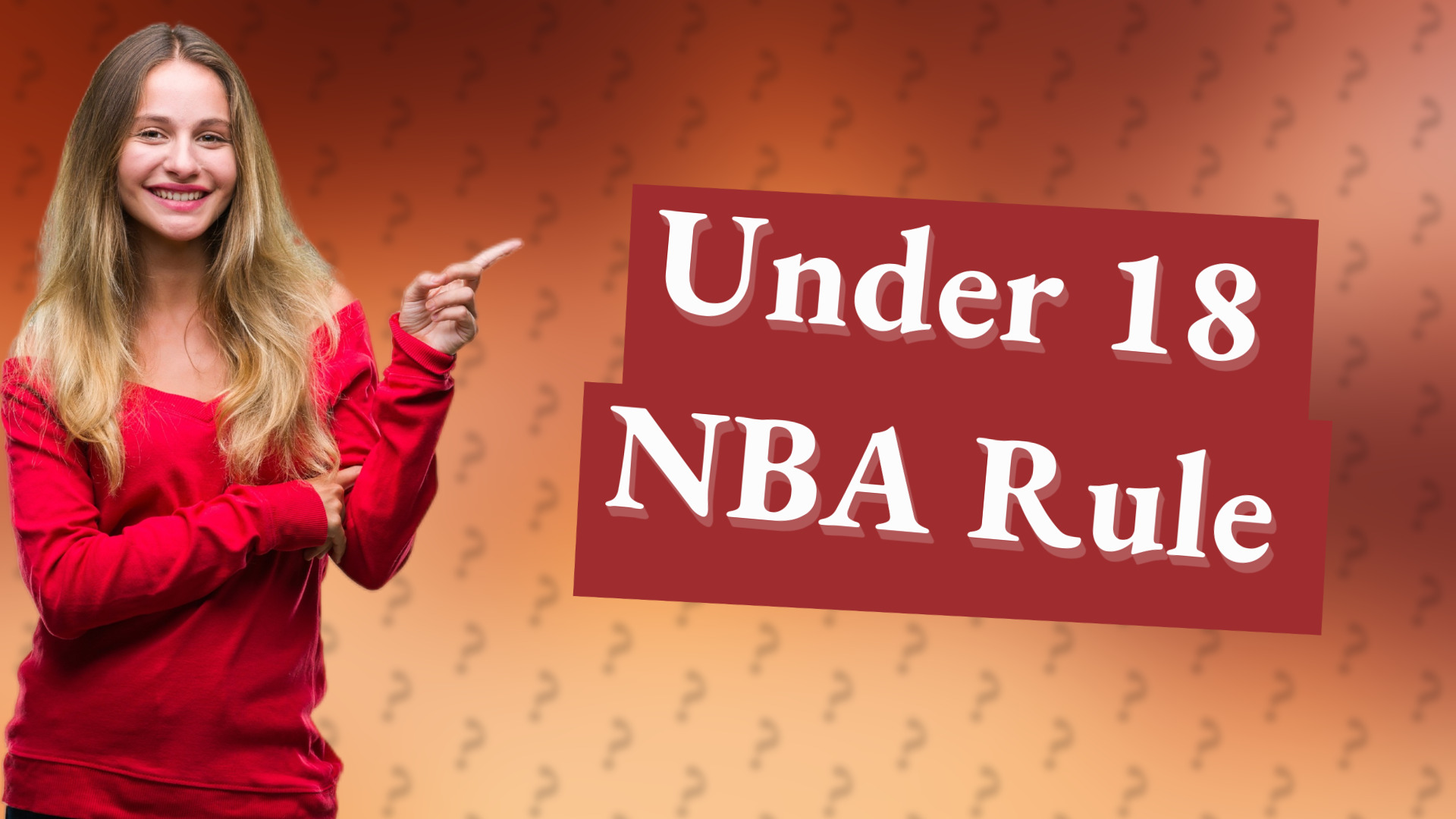 Under 18 NBA Rule