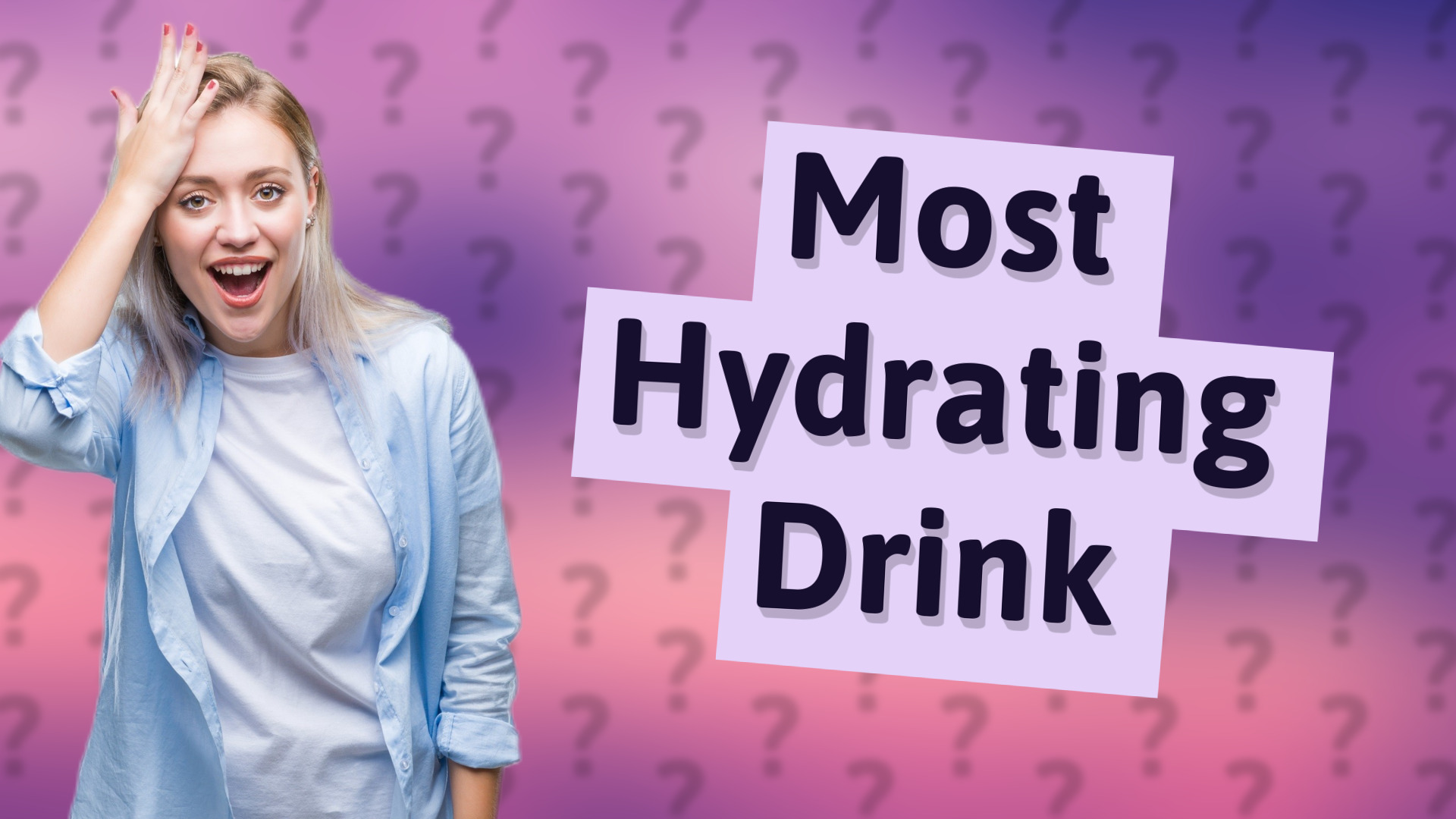 Most Hydrating Drink