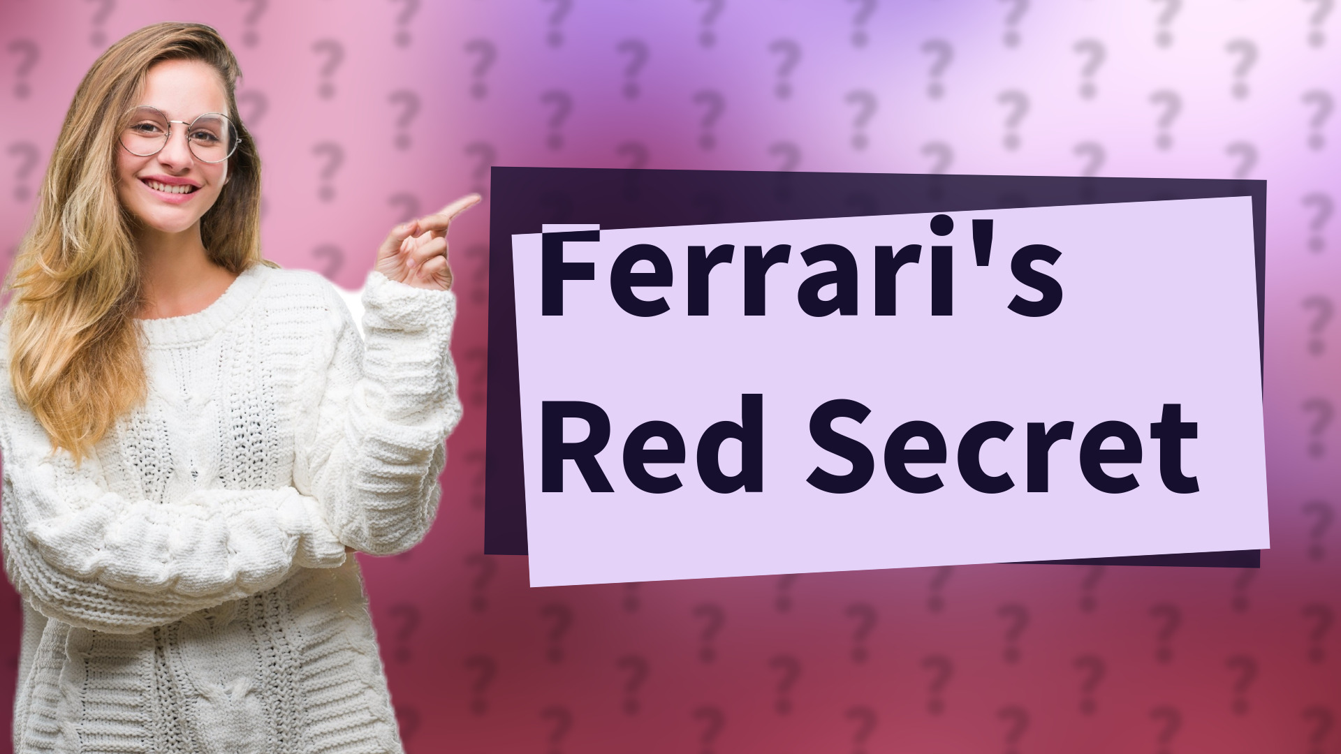 Ferrari's Red Secret