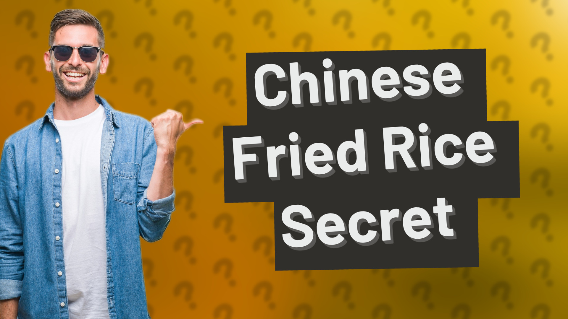 Chinese Fried Rice Secret