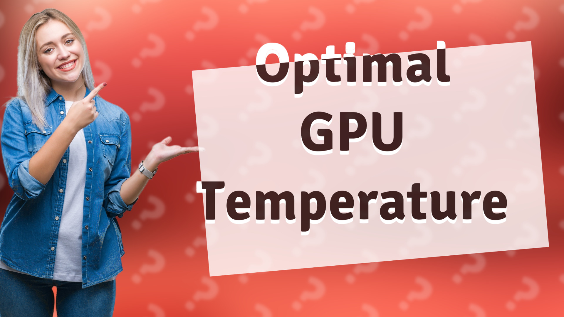 Optimal GPU Temperature