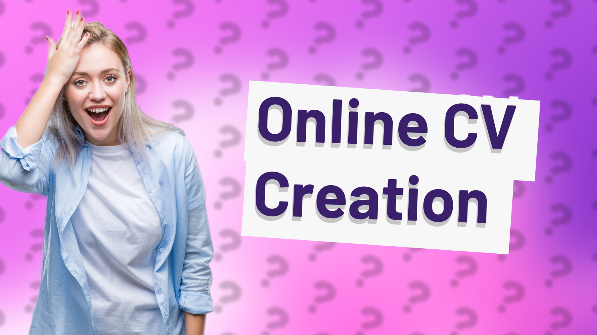 Online CV Creation