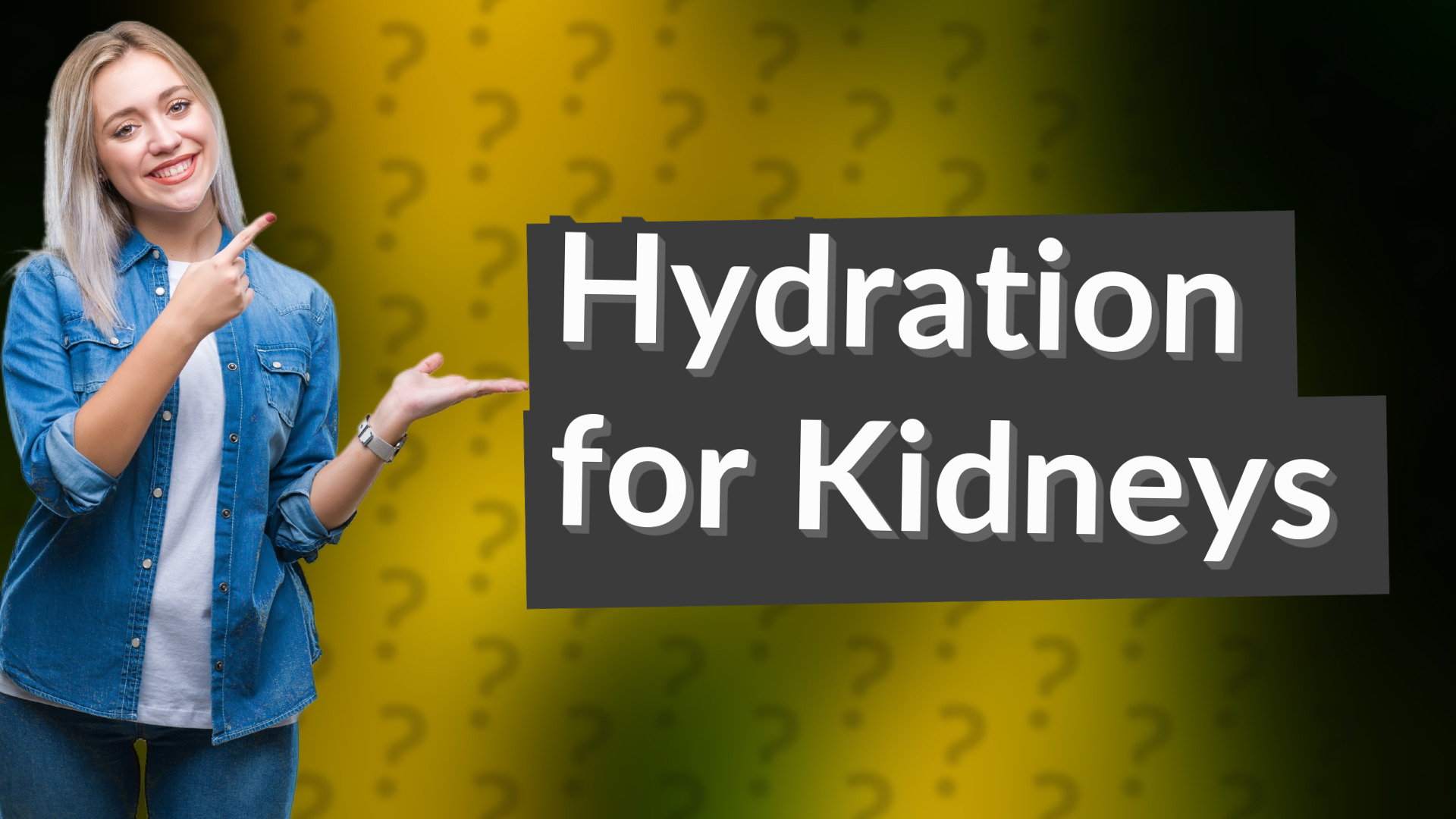 Hydration for Kidneys