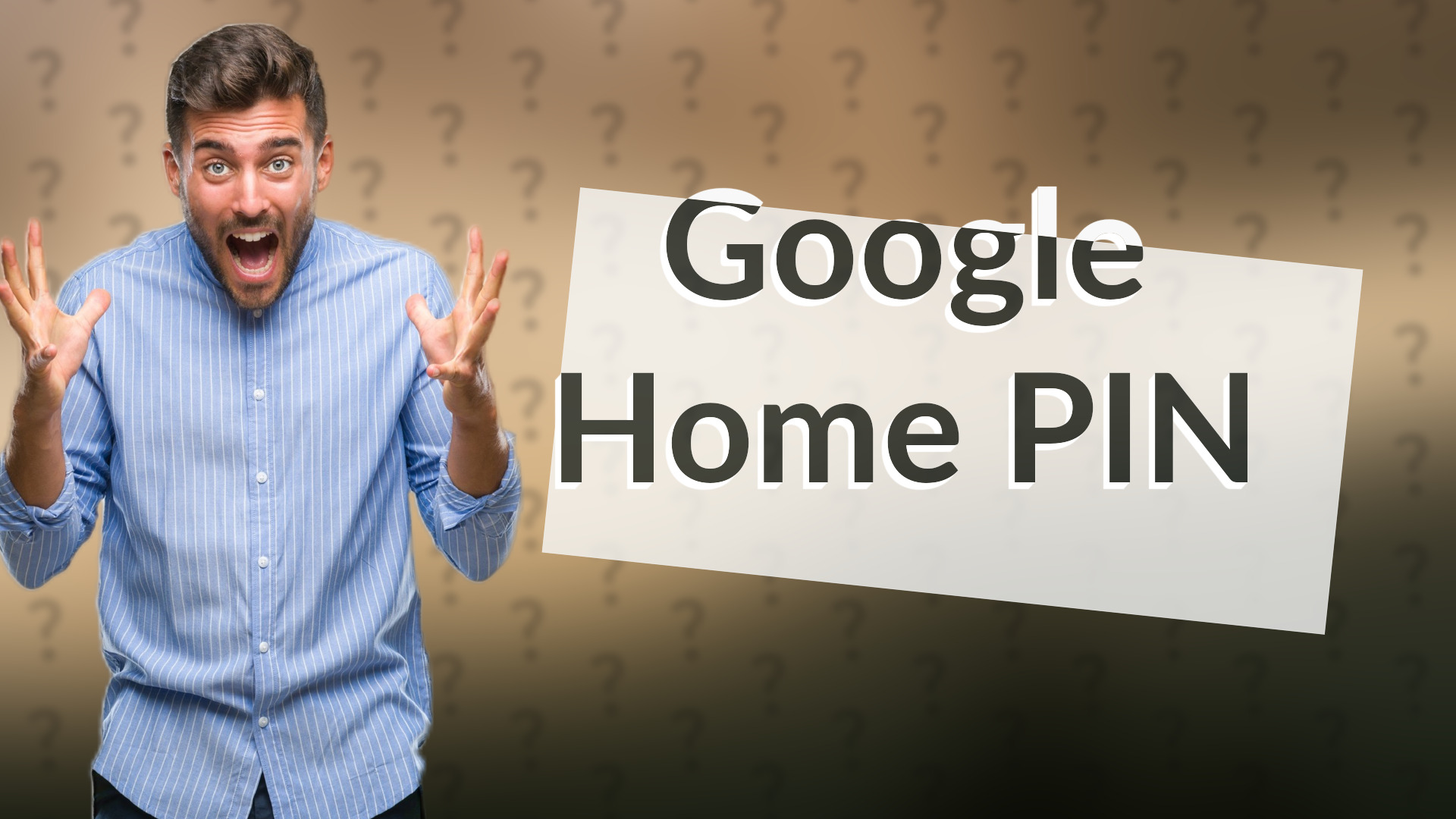 Google Home PIN
